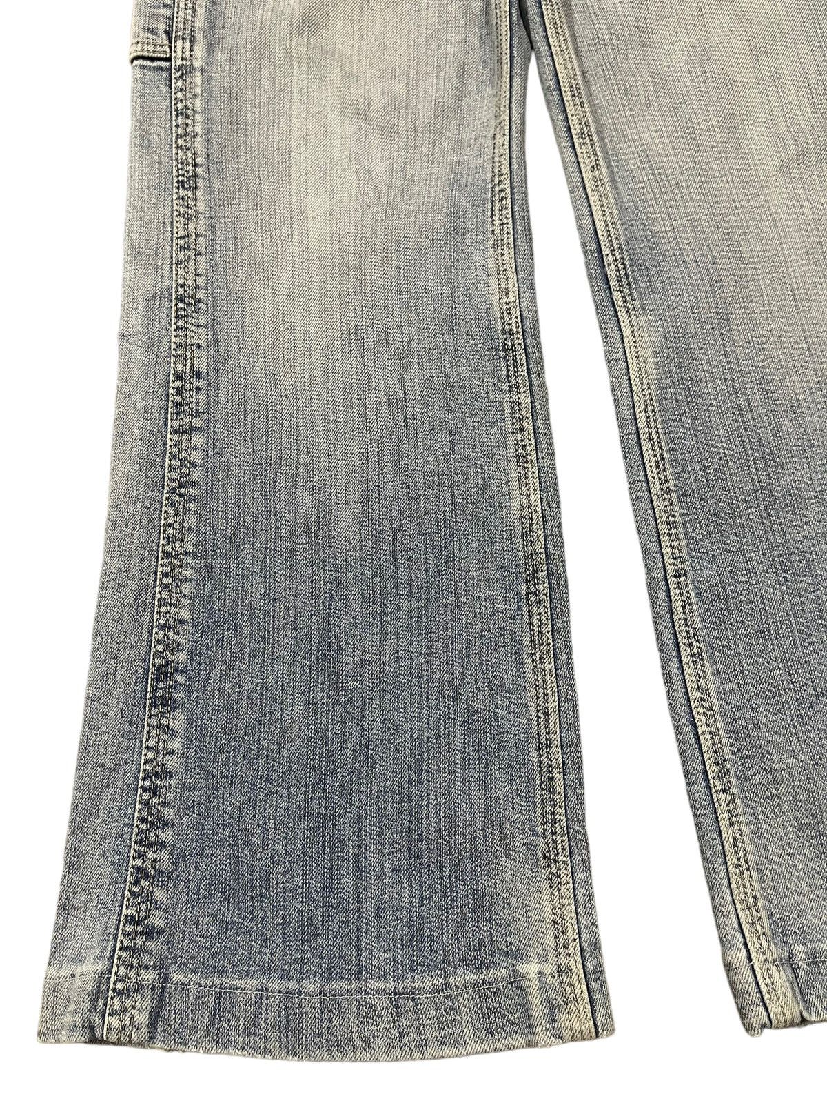14th Addiction Vintage Rue De France Blue Wash Style Wide Leg Jeans Size US 28 / EU 44 - 7 Thumbnail