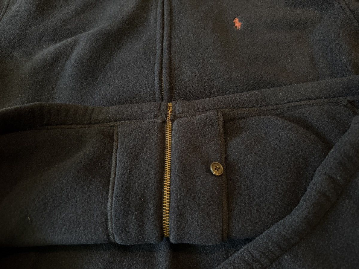 Polo Ralph Lauren NEW Vintage 90s Polo Ralph Lauren Blue Fleece Bomber Jacket Size US XL / EU 56 / 4 - 5 Thumbnail