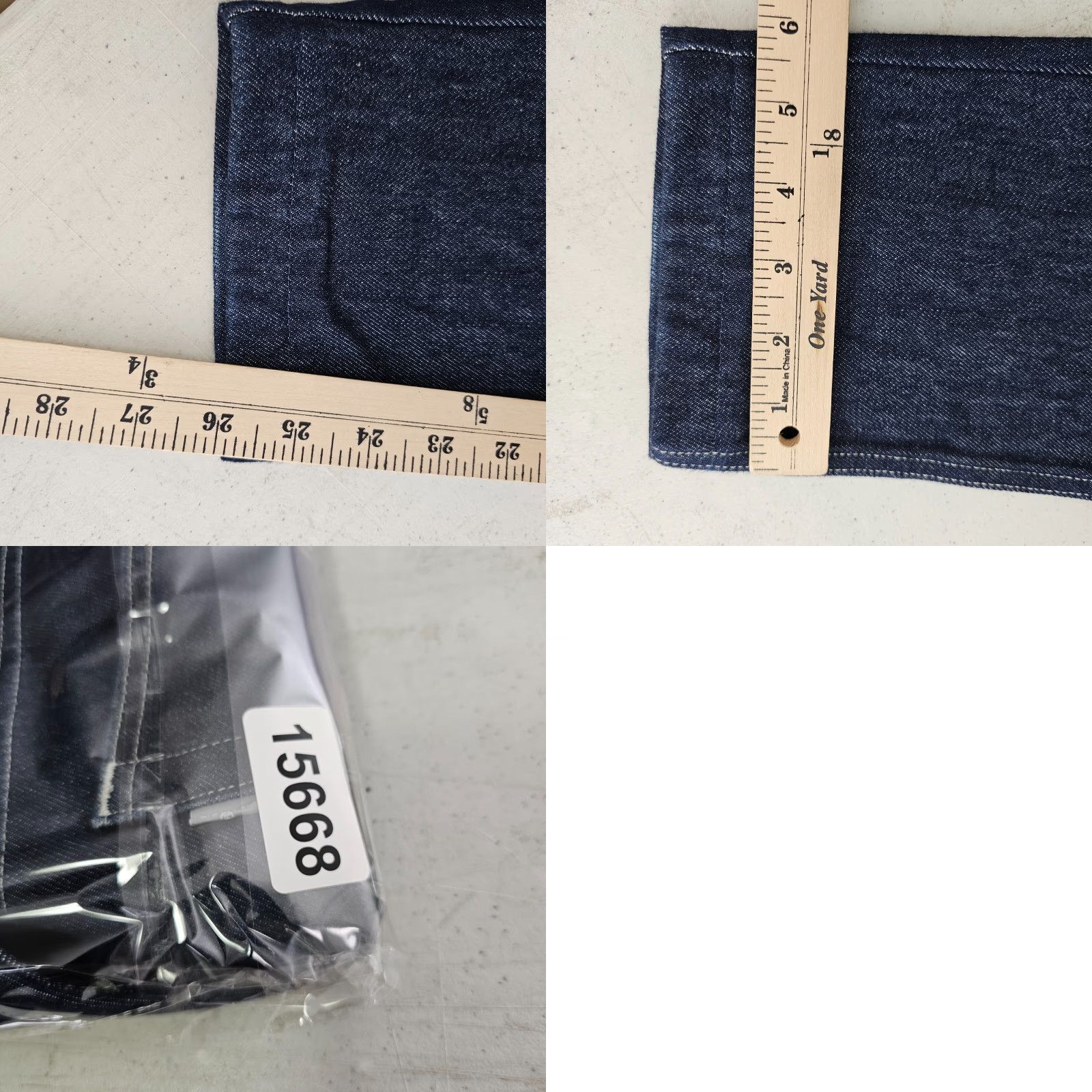 Denime VINTAGE Levis Silvertab Jeans Mens Straight Dark Wash Denim Cotton 31x26 Regular 5-Pocket Blue Jeans Mens Size US 31 - 10 Thumbnail
