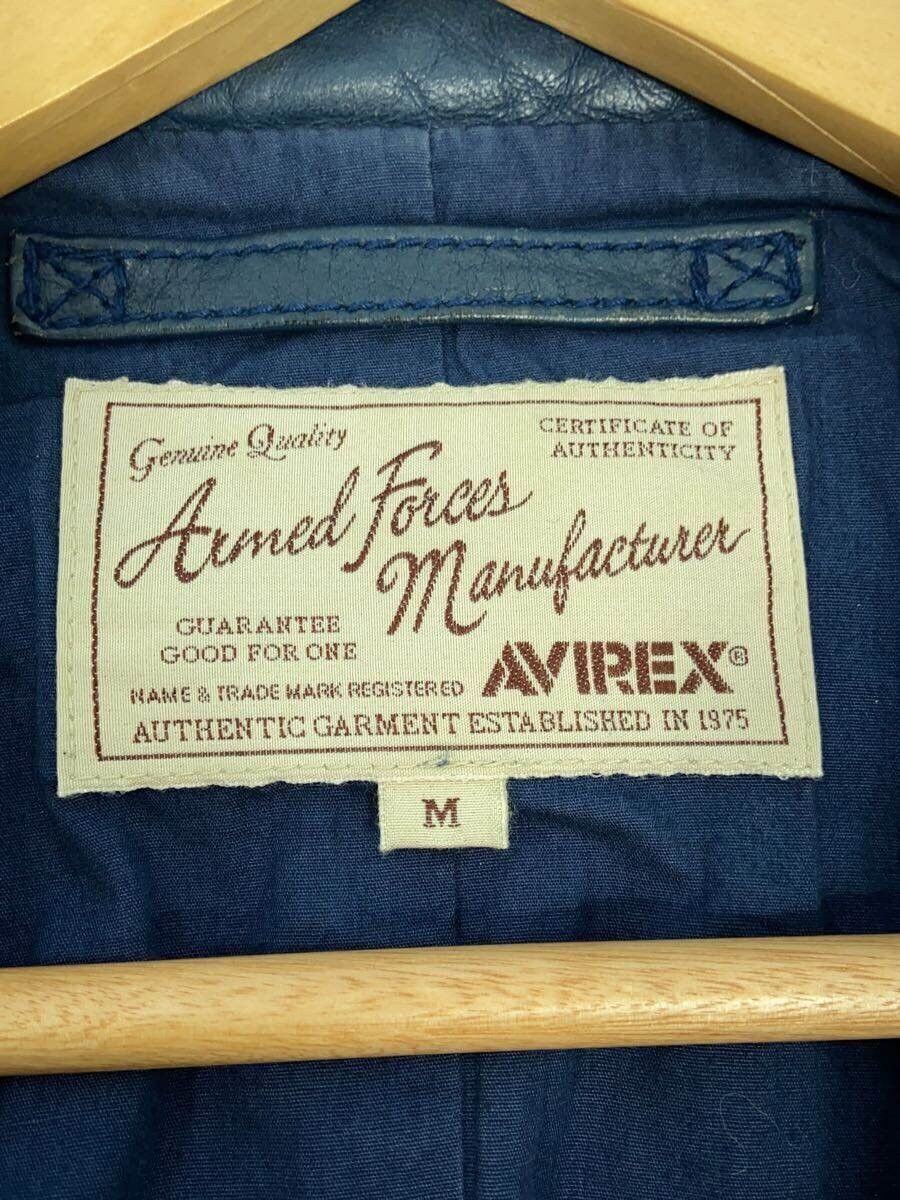 Avirex Avirex Avirex Sheepskin Leather Jacket Blouson Blue Size US M / EU 48-50 / 2 - 3 Thumbnail