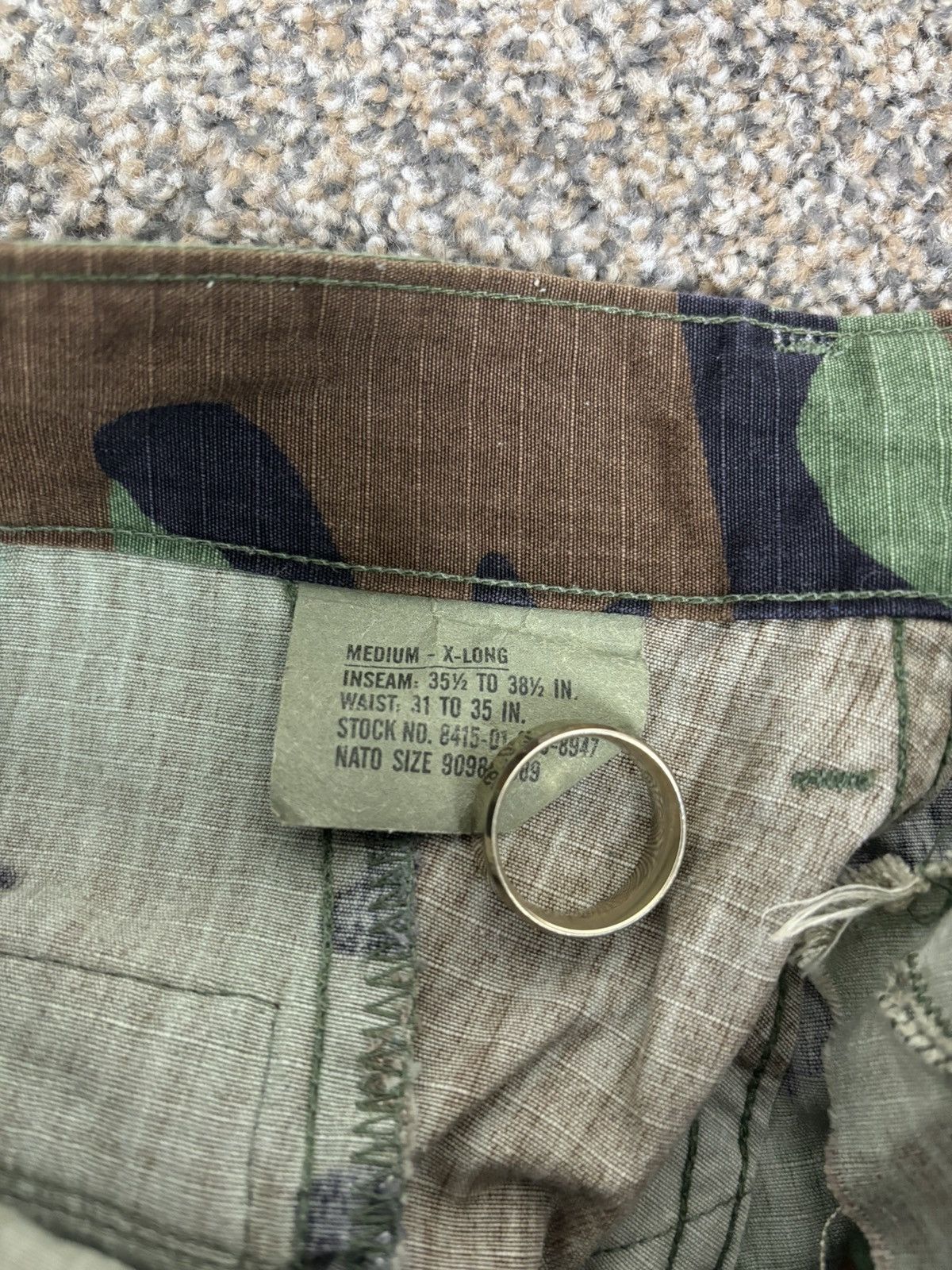 Vintage Vintage camo military cargo pants Size US 32 / EU 48 - 9 Thumbnail