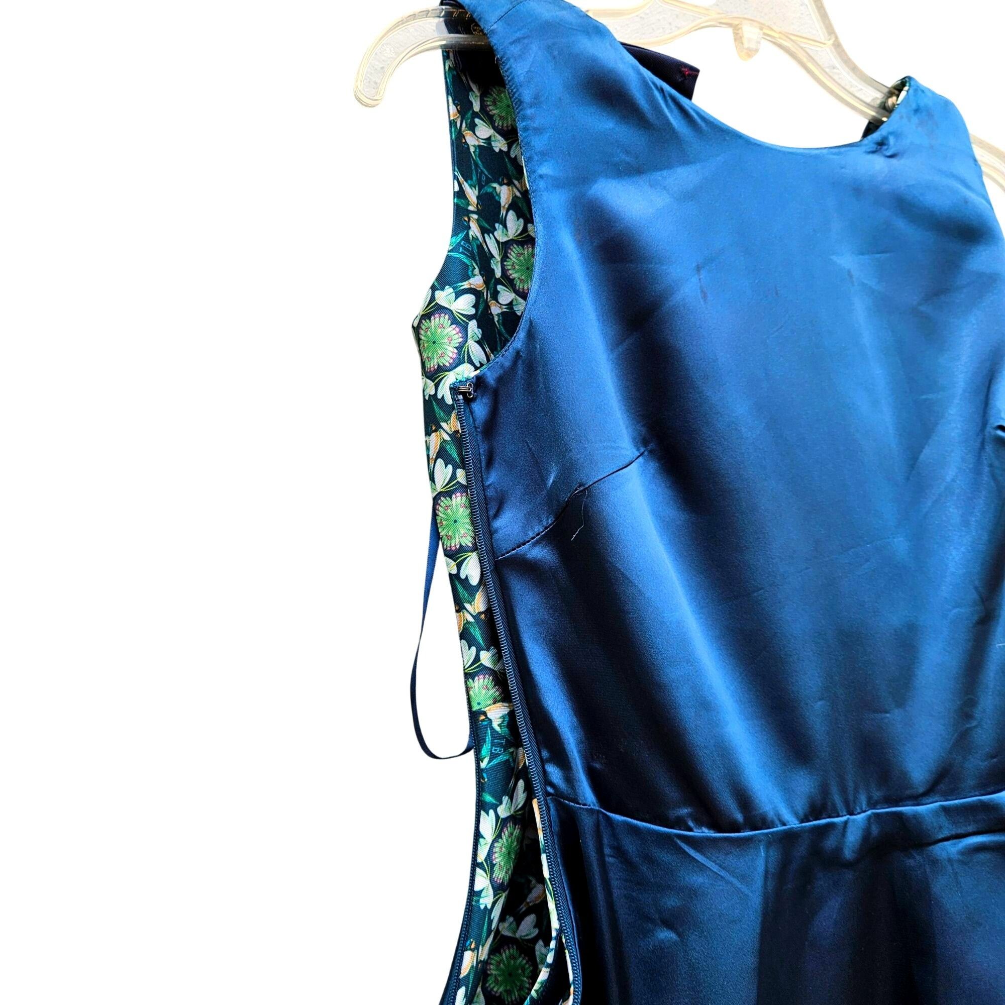 Ted Baker Ted Baker London Sainte Geo Bird Bow Fit & Flare Dress Size Size XS / US 0-2 / IT 36-38 - 12 Thumbnail