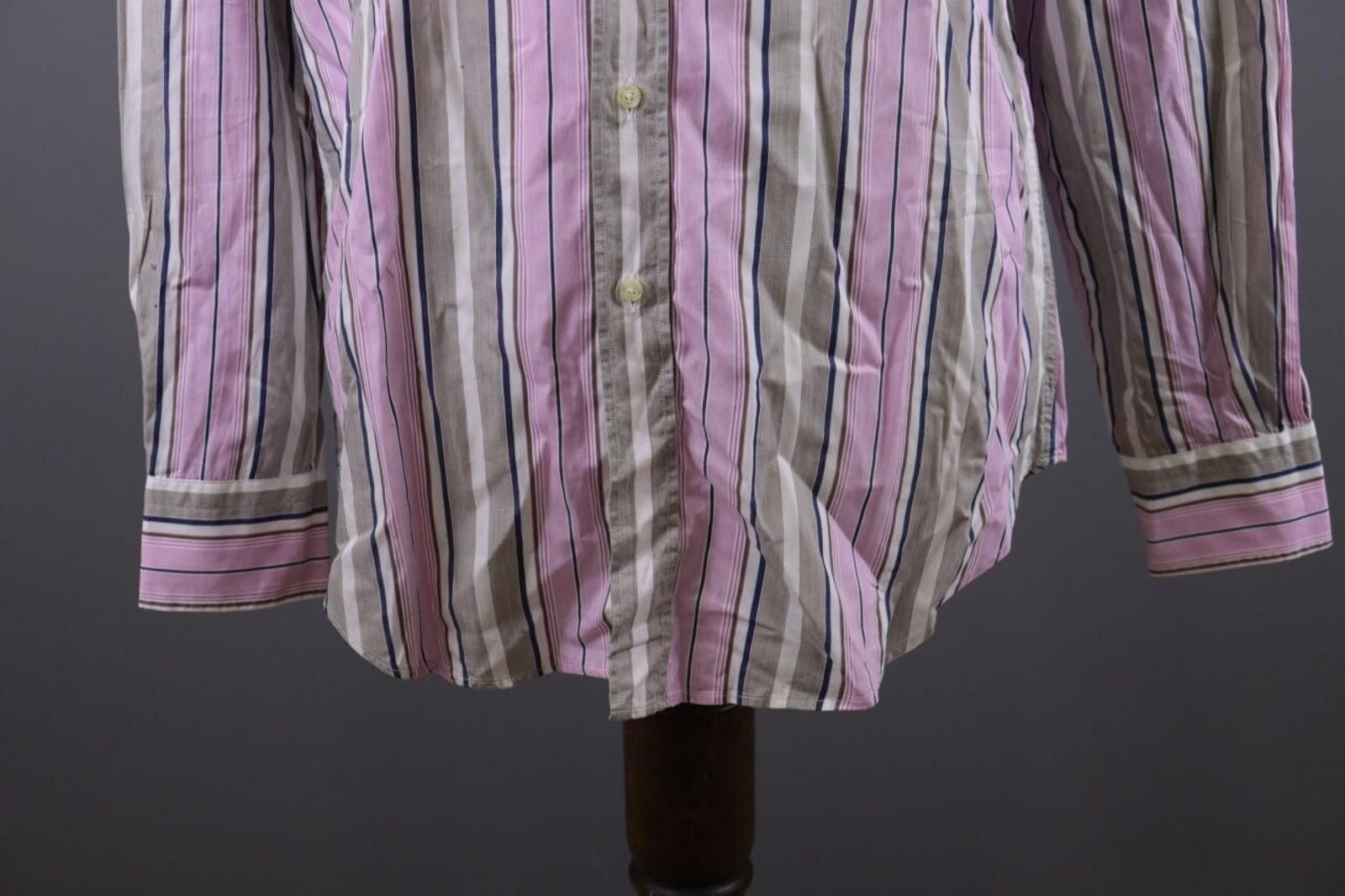 Etro Etro Milano Multicolor Striped Button Down Shirt Size 43 Size US M / EU 48-50 / 2 - 3 Thumbnail