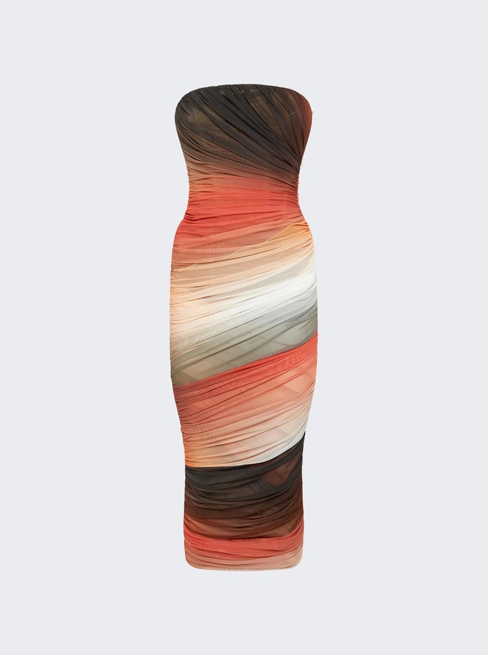 The Attico o1mle0526 Midi Dress in Multicolor Size M / US 6-8 / IT 42-44 - 1 Thumbnail