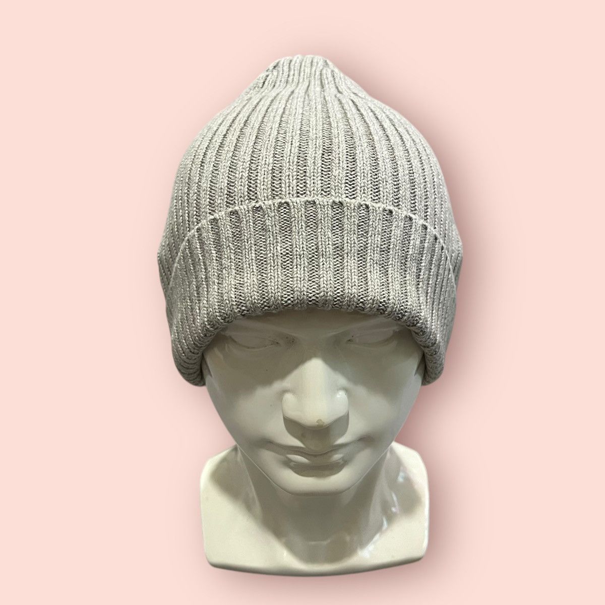 Japanese Brand × Jun Takahashi × Uniqlo UNIQLO KNITTED CUFFED COTTON BEANIE Size ONE SIZE - 4 Thumbnail