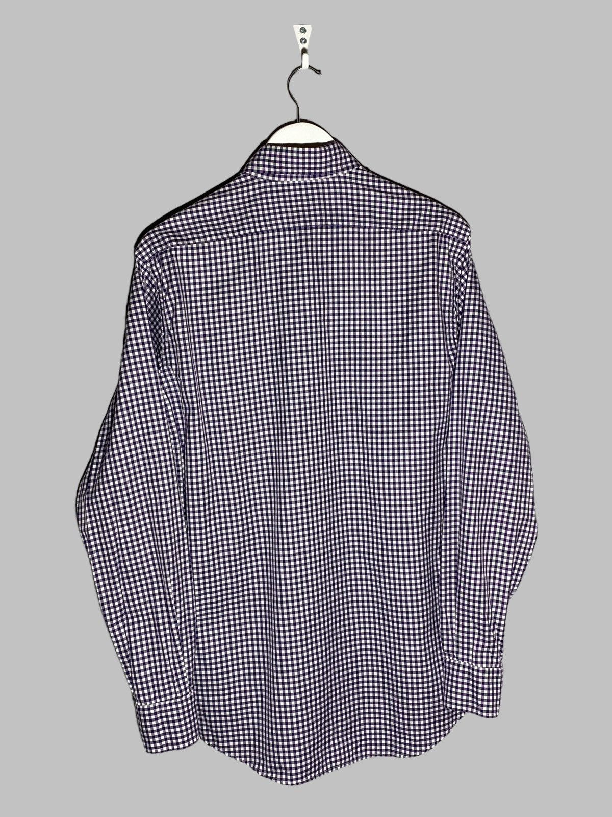 Ralph Lauren × Ralph Lauren Purple Label 🔥 RALPH LAUREN PURPLE LABEL GINGHAM Y2K MADE IN ITALY VIBE Size US M / EU 48-50 / 2 - 2 Thumbnail