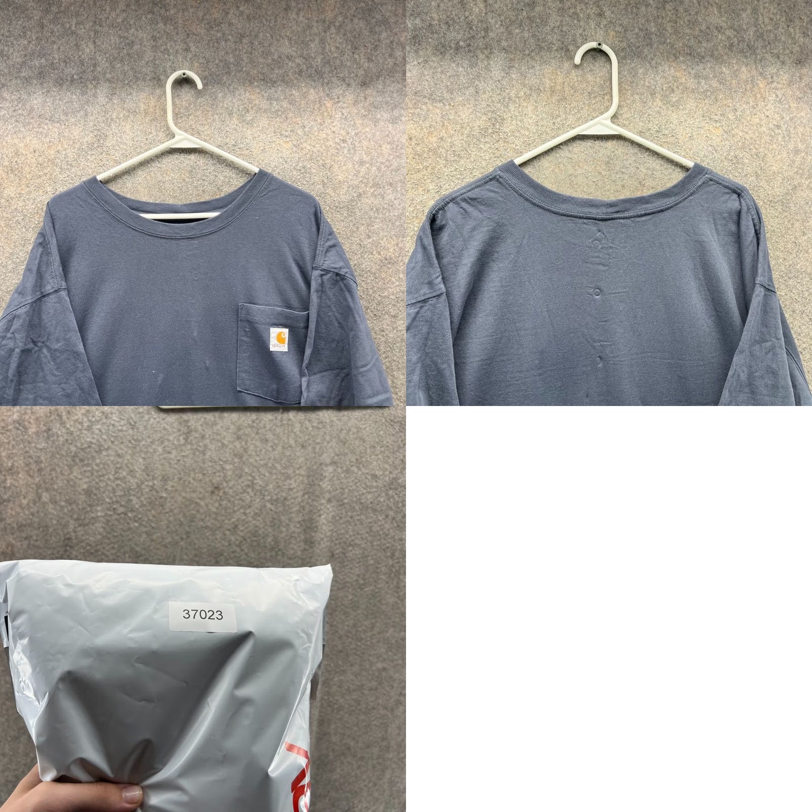 Carhartt Carhartt Shirt Mens 3XL Blue Casual Tee Pocket Logo Short Sleeve T-Shirt Mens Blue Carhartt K87 Vintage No Size US XXL / EU 58 / 5 - 8 Thumbnail