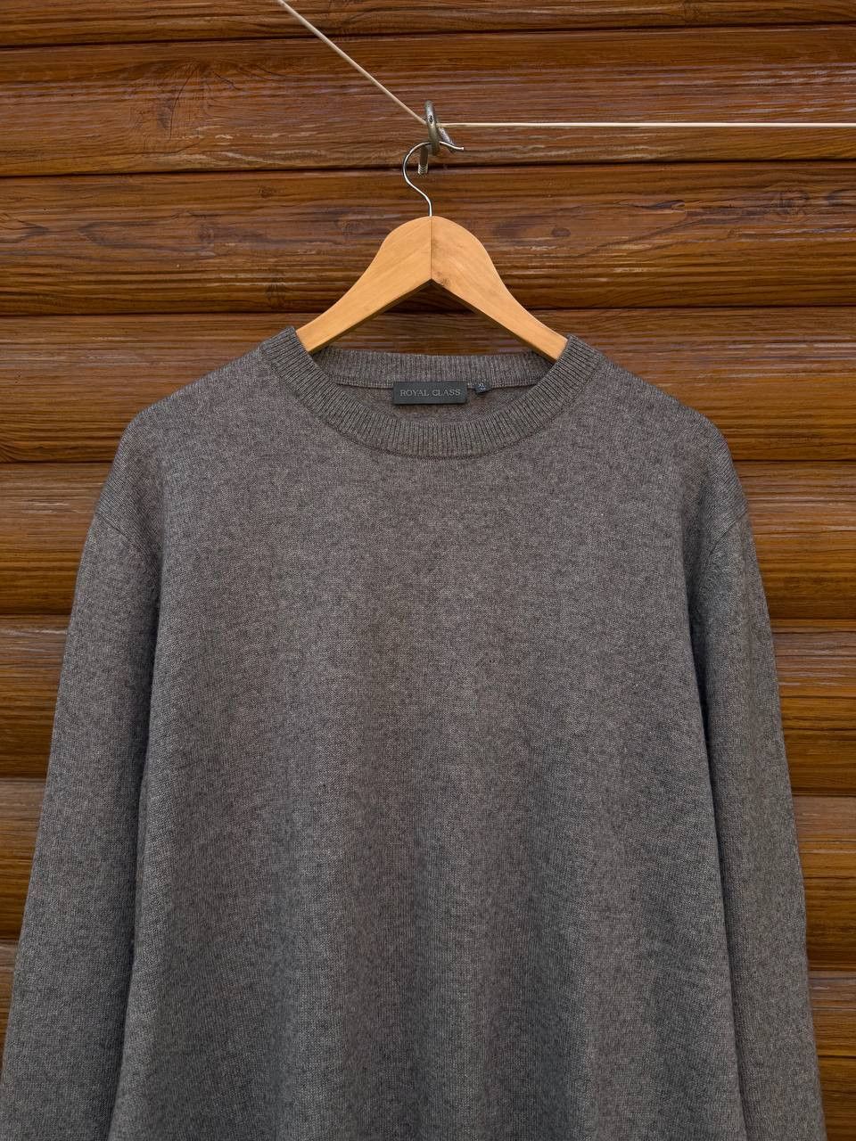 Other Royal Class Luxury Silk Cashmere Sweater Size XL 56 Grey Size US XL / EU 56 / 4 - 3 Thumbnail
