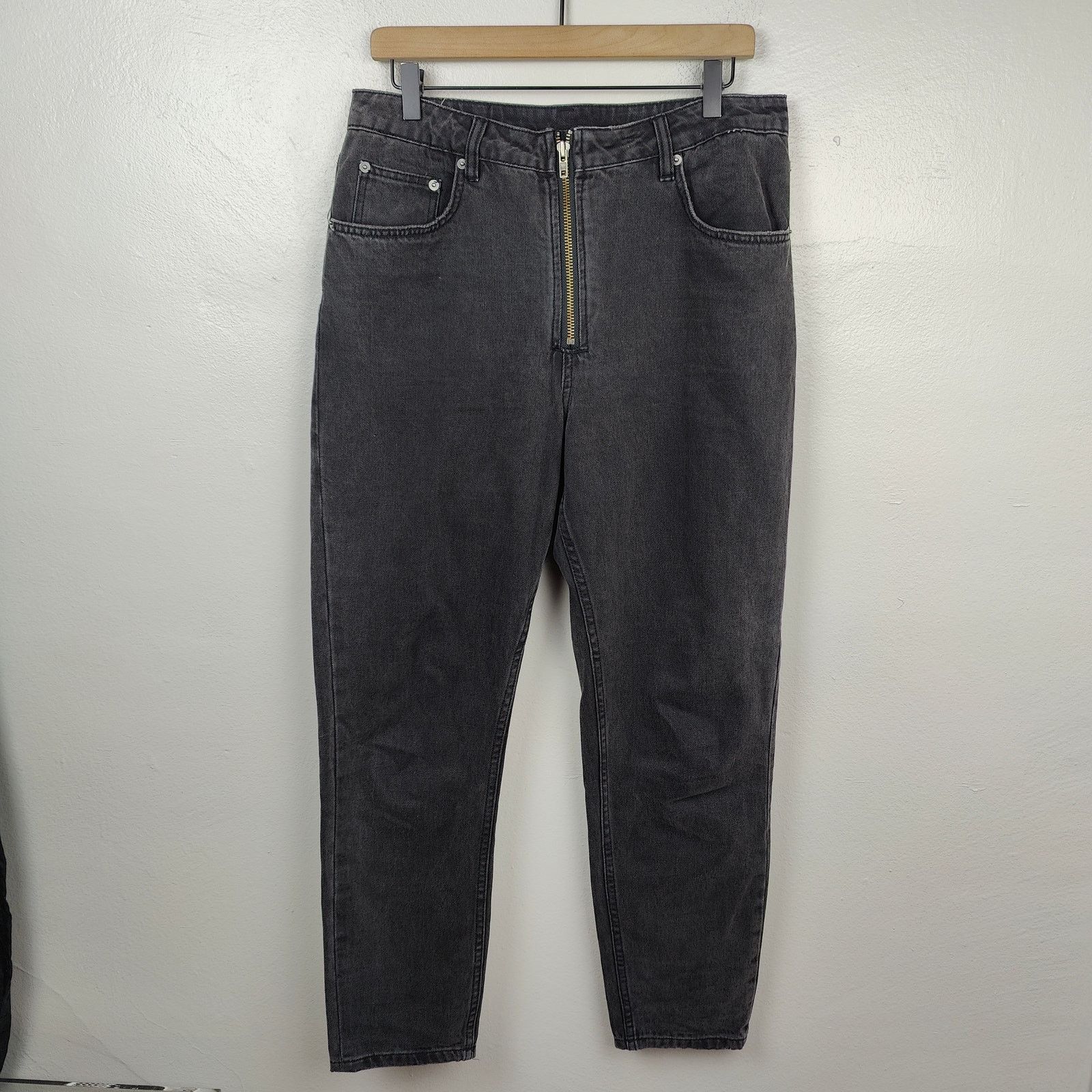 Ksubi Ksubi Arrow Jeans Womens 30 Viper Black Wash Straight Leg Size 30" / US 8 / IT 44 - 1 Thumbnail