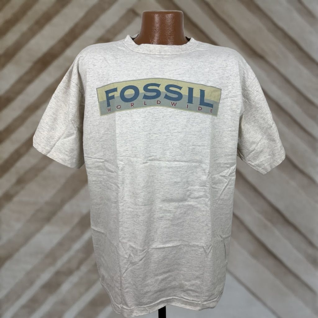 Fossil VINTAGE Fossil Shirt Mens XL 90s Cotton Grunge T-shirt Size US XL / EU 56 / 4 - 1 Thumbnail