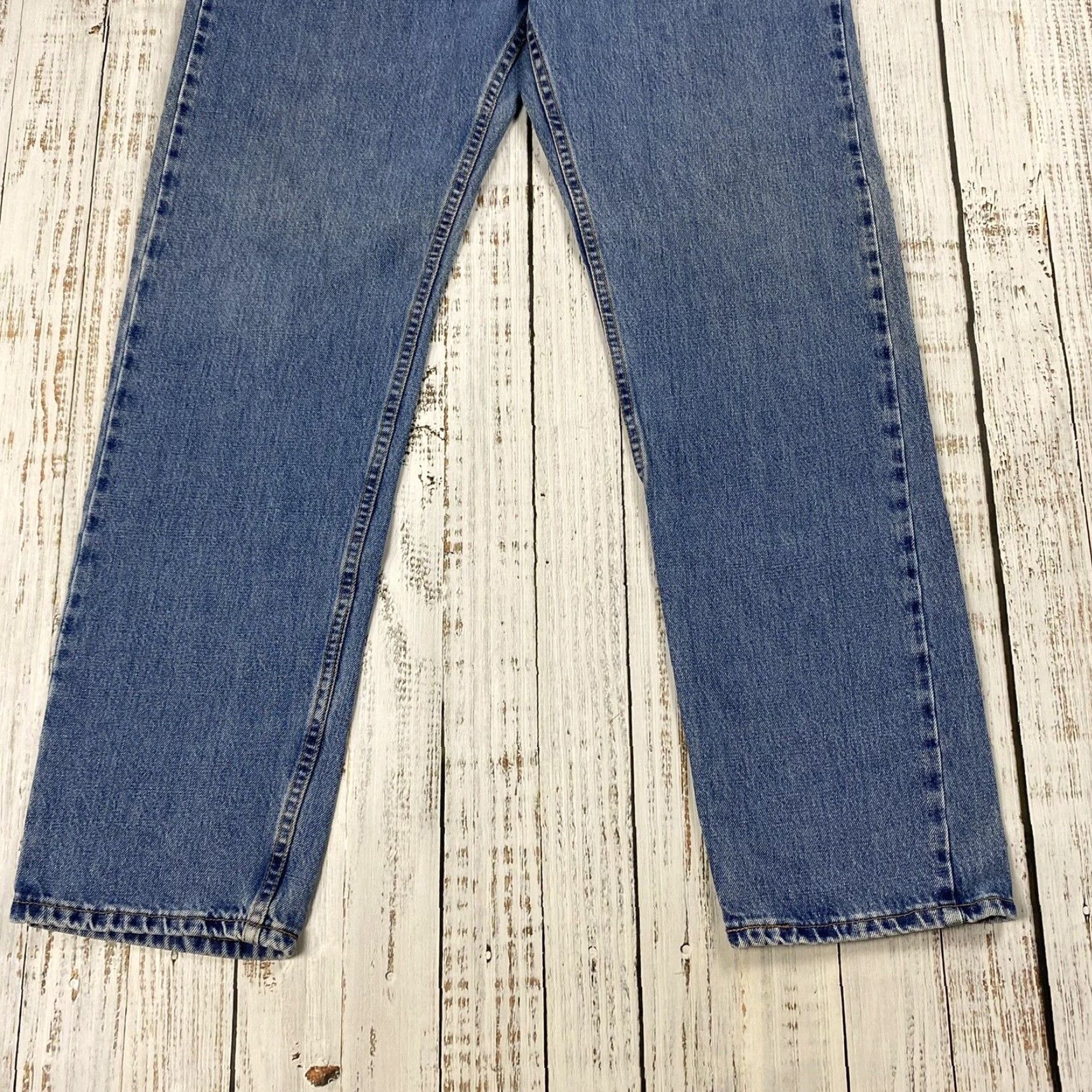 Levi's VINTAGE LEVI'S 505 BLUE JEANS REGULAR FIT STRAIGHT LEG SIZE 38x32 USA 90s Mens Size US 38 / EU 54 - 3 Thumbnail