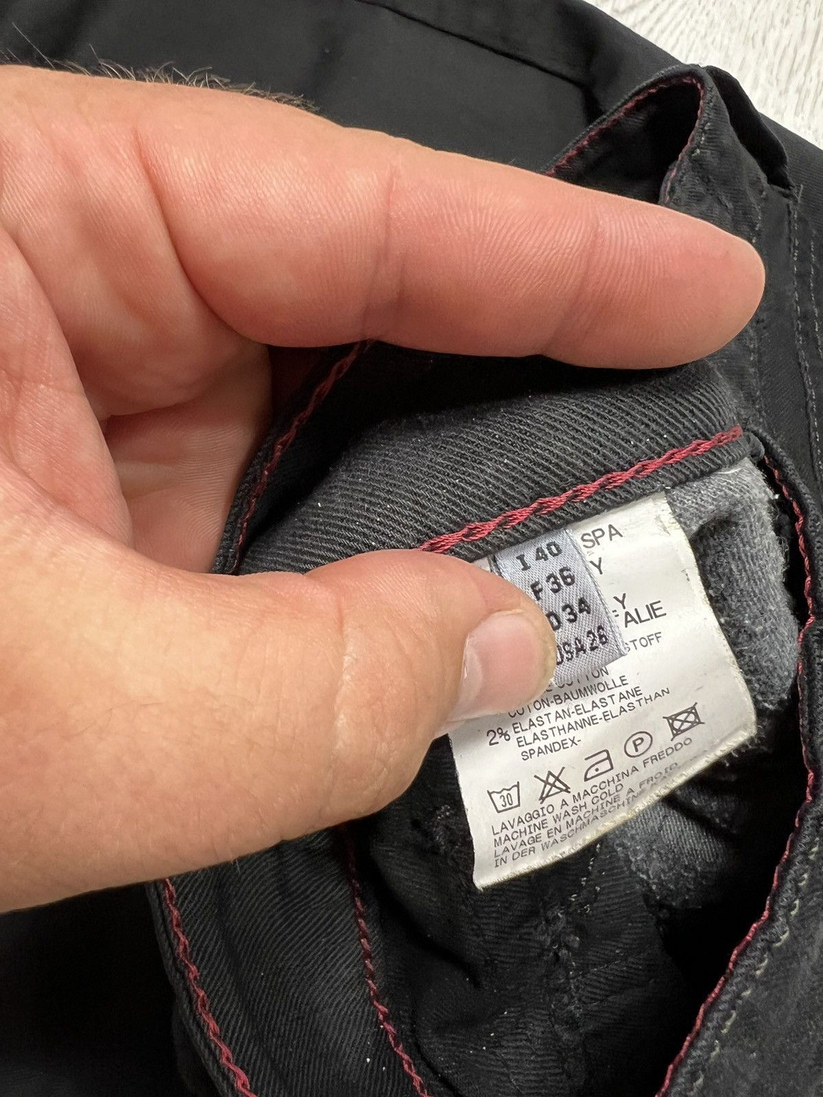 Marithe + Francois Girbaud Vintage Marithe Francois Girbaud Jeans Black Denim Pant MFG Size 27" / US 4 / IT 40 - 14 Thumbnail