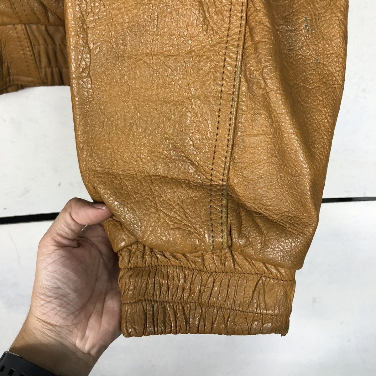 Kadoya 🔥VINTAGE LEATHER JACKET NEW CONCEPTOR KADOYA RACING MOTOR Size US L / EU 52-54 / 3 - 17 Thumbnail