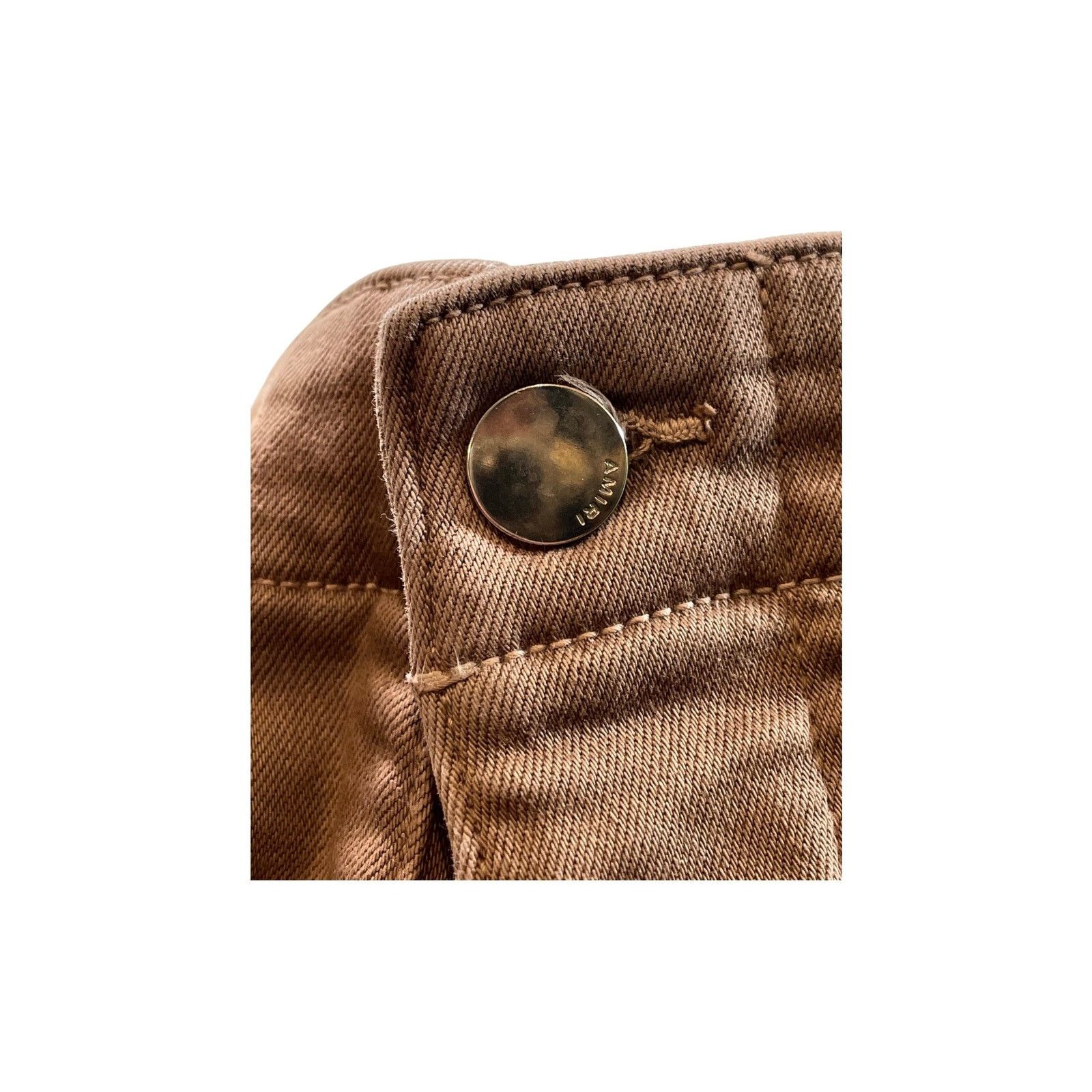 Amiri Amiri Tan Cargo Jeans Size US 33 - 3 Thumbnail