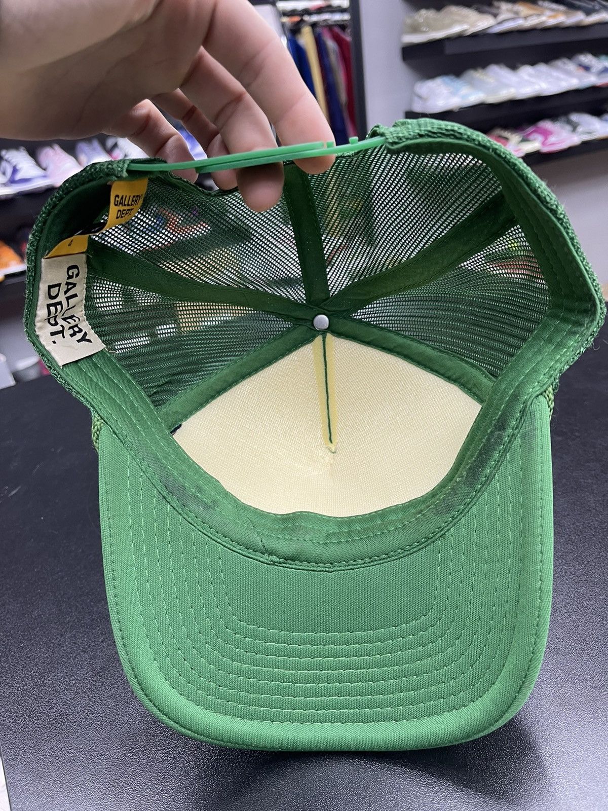 Gallery Dept. Gallery Dept. Green Logo Trucker Snapback Size ONE SIZE - 3 Thumbnail