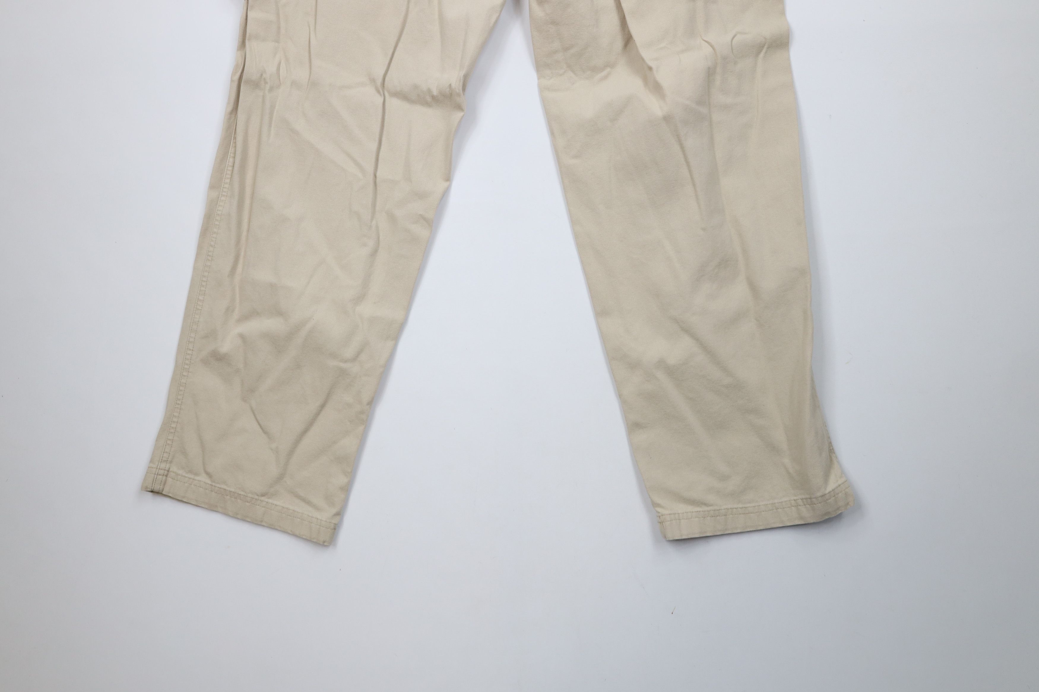 L.L. Bean × Vintage Vintage 90s LL Bean Heavy Safari Bush Wide Leg Cargo Pants Size US 38 / EU 54 - 12 Thumbnail