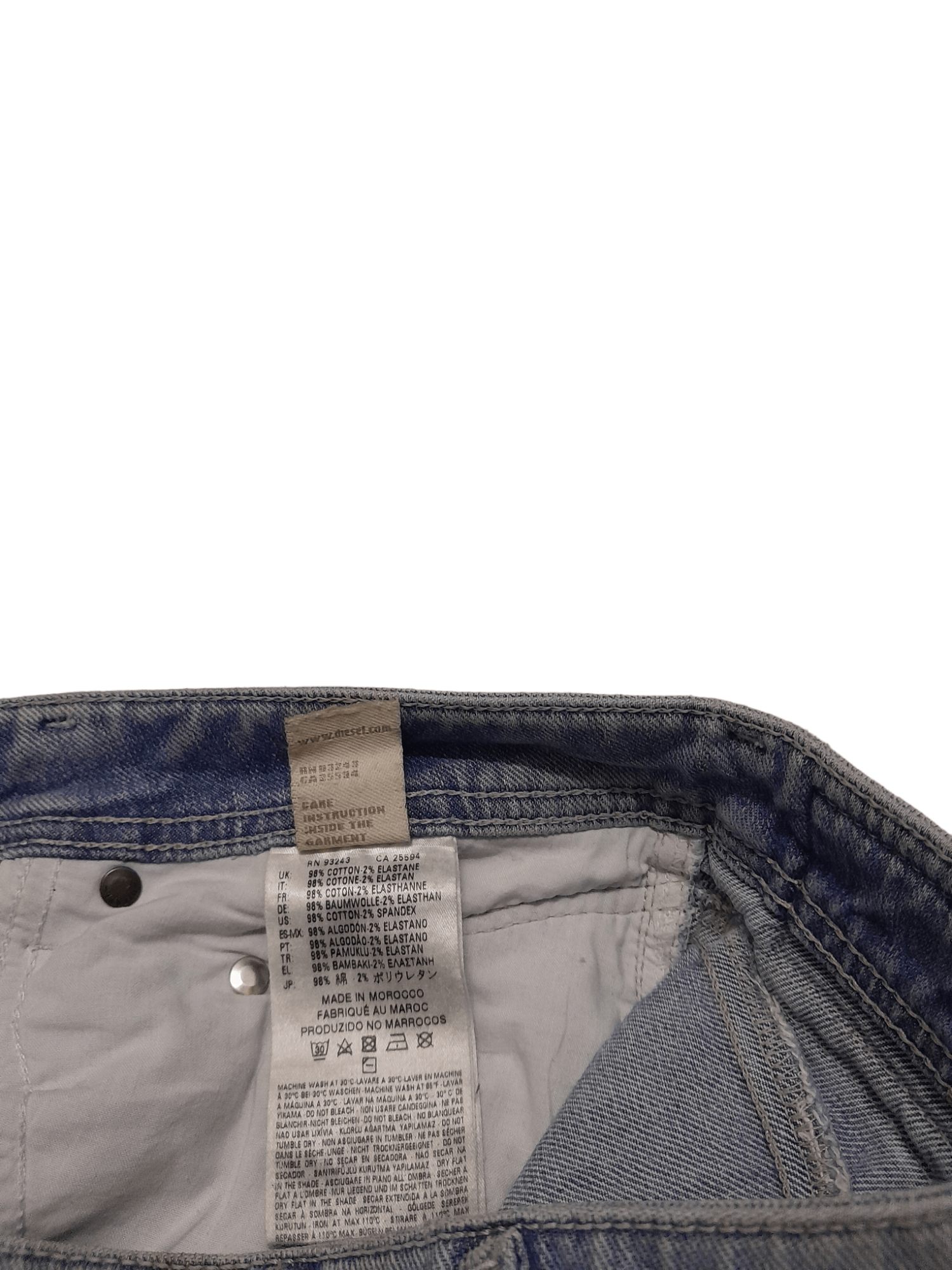 Diesel Diesel Belther by Glenn Martens Denim (F259) Waist 31 Size US 31 - 8 Thumbnail