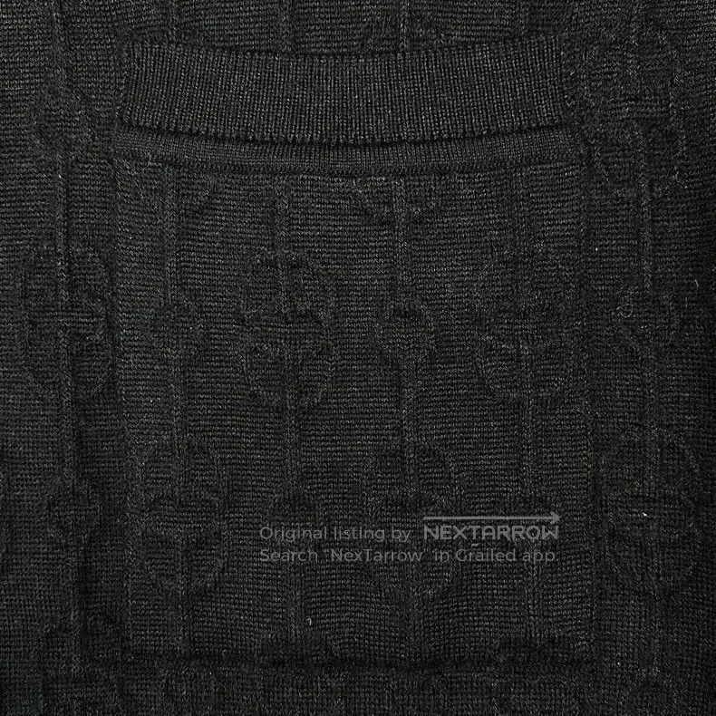 Hermes Hermes Embossed Pattern All-Over Printed Knit Top Size S / US 4 / IT 40 - 2 Thumbnail