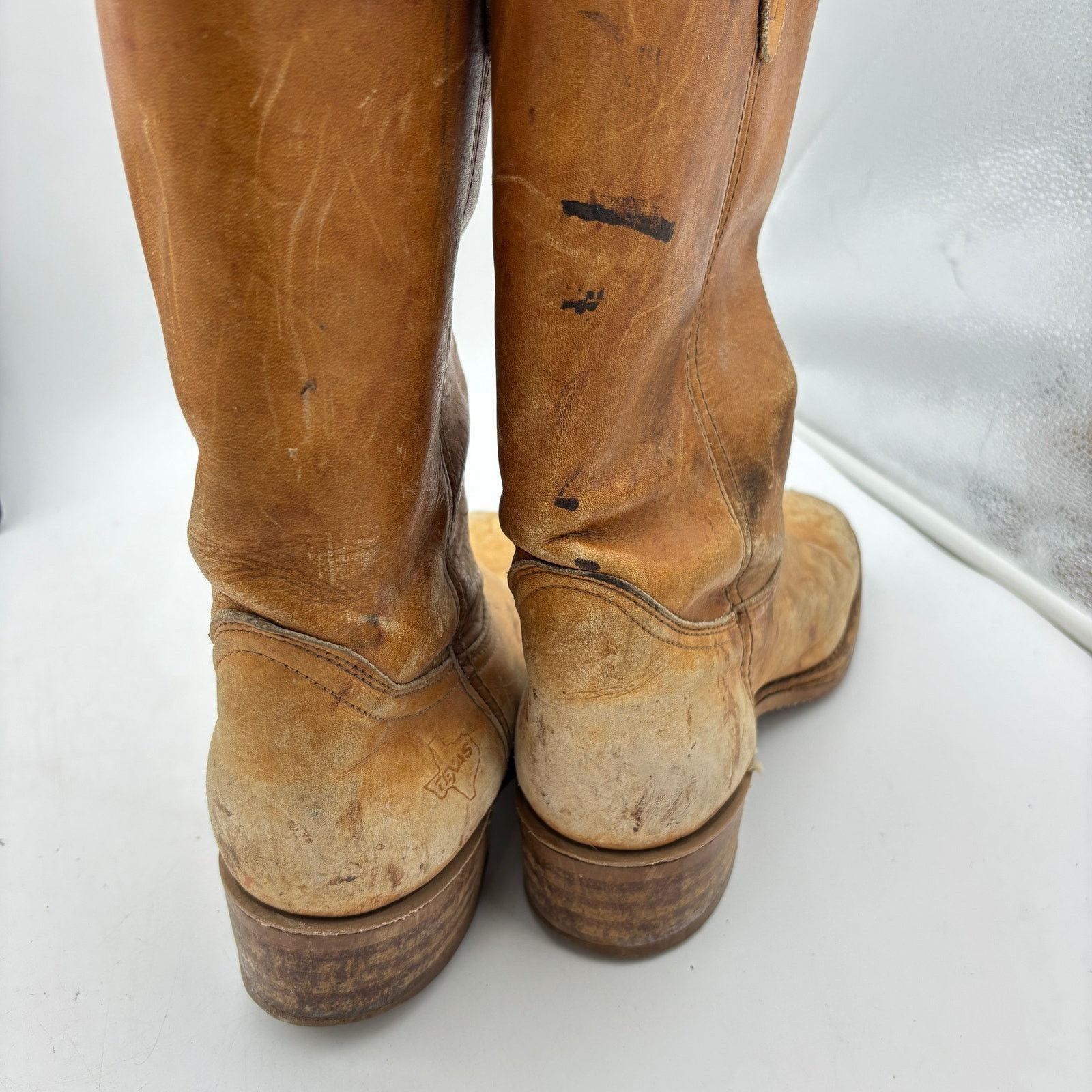 Vintage Vintage Texas Brand Campus Boots Men's 9.5D M 63 Western Size US 9.5 / EU 42-43 - 14 Thumbnail