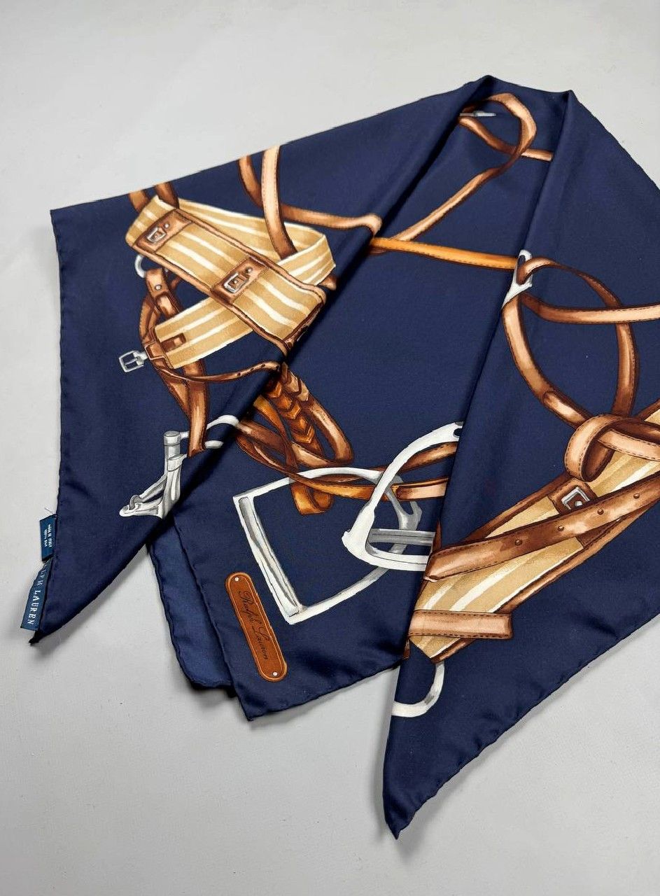 Polo Ralph Lauren × Ralph Lauren Ralph Lauren Silk Scarf Size ONE SIZE - 3 Thumbnail