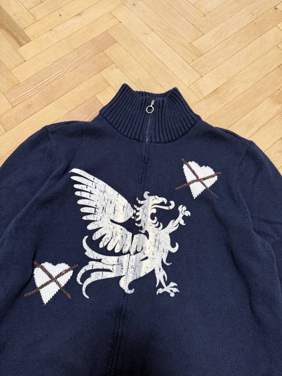 Vintage Vintage Avant Garde Sweater Y2K Size US L / EU 52-54 / 3 - 3 Thumbnail