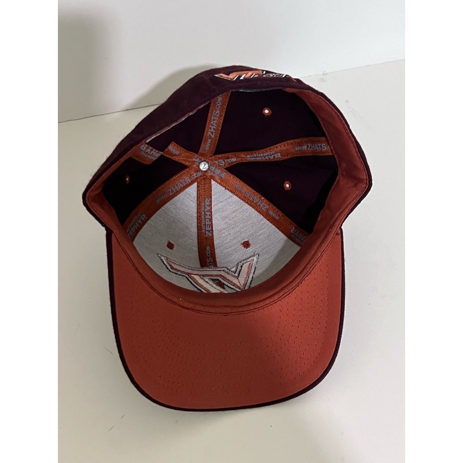Zephyr 7 1/8 Virginia Tech Hokies VT Authentic Zephyr The Z Hat Size ONE SIZE - 8 Thumbnail