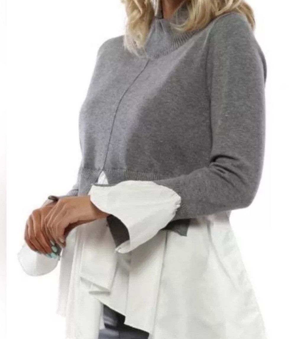 Designer × Other NWT, Lavishly Paris Womens Ladies 2 in 1 Layered Blouse Size M / US 6-8 / IT 42-44 - 3 Thumbnail