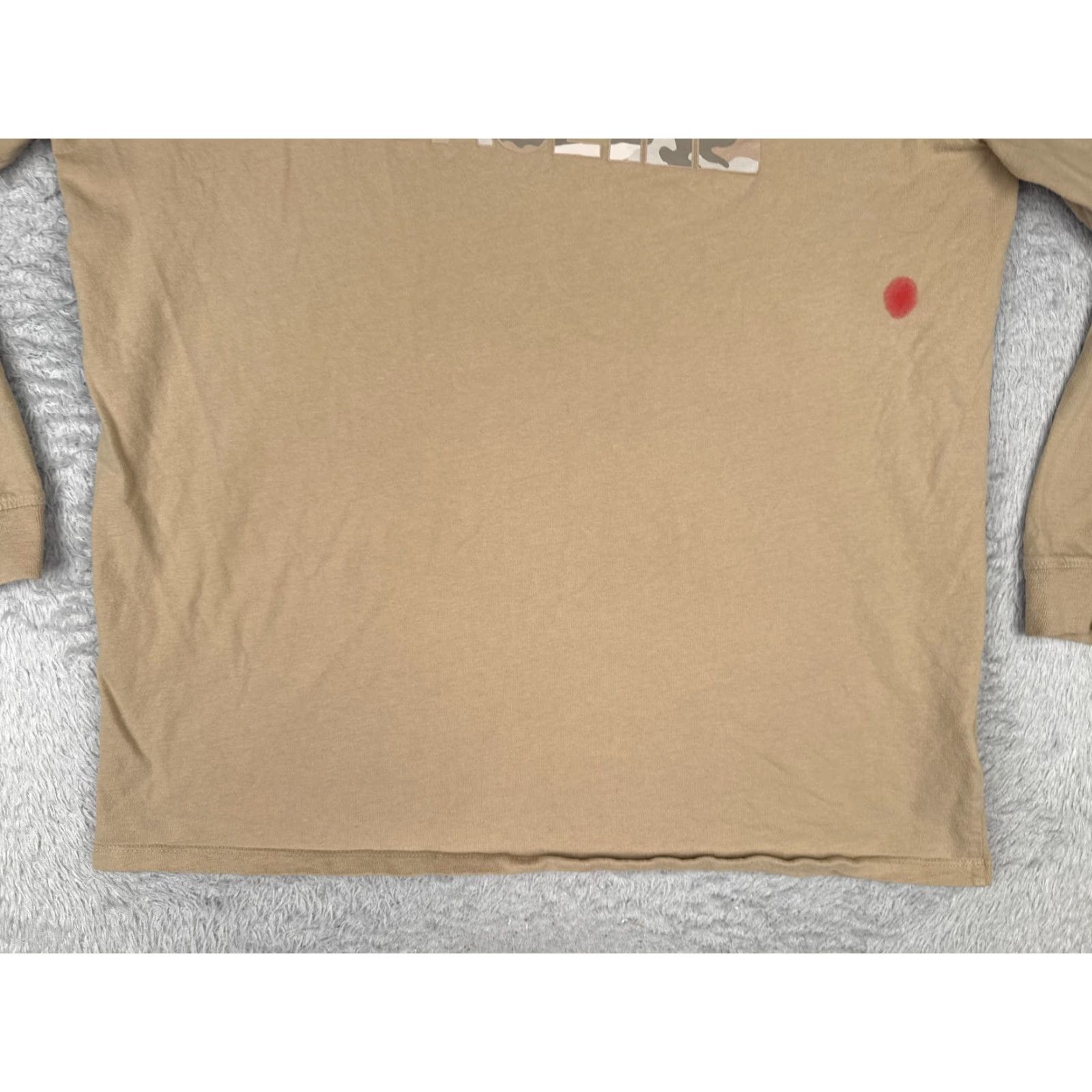 The North Face The North Face Shirt Men XL Beige Camo Long Sleeve Cotton Crew Logo Read Size US XL / EU 56 / 4 - 5 Thumbnail