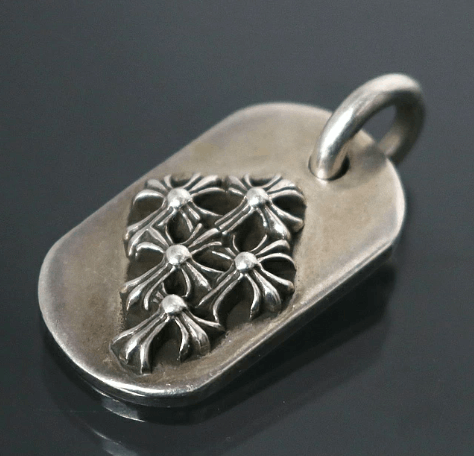 Chrome Hearts CHROME HEARTS RAISED CEMETERY CROSS DAGGER DOG TAG Size ONE SIZE - 1 Thumbnail