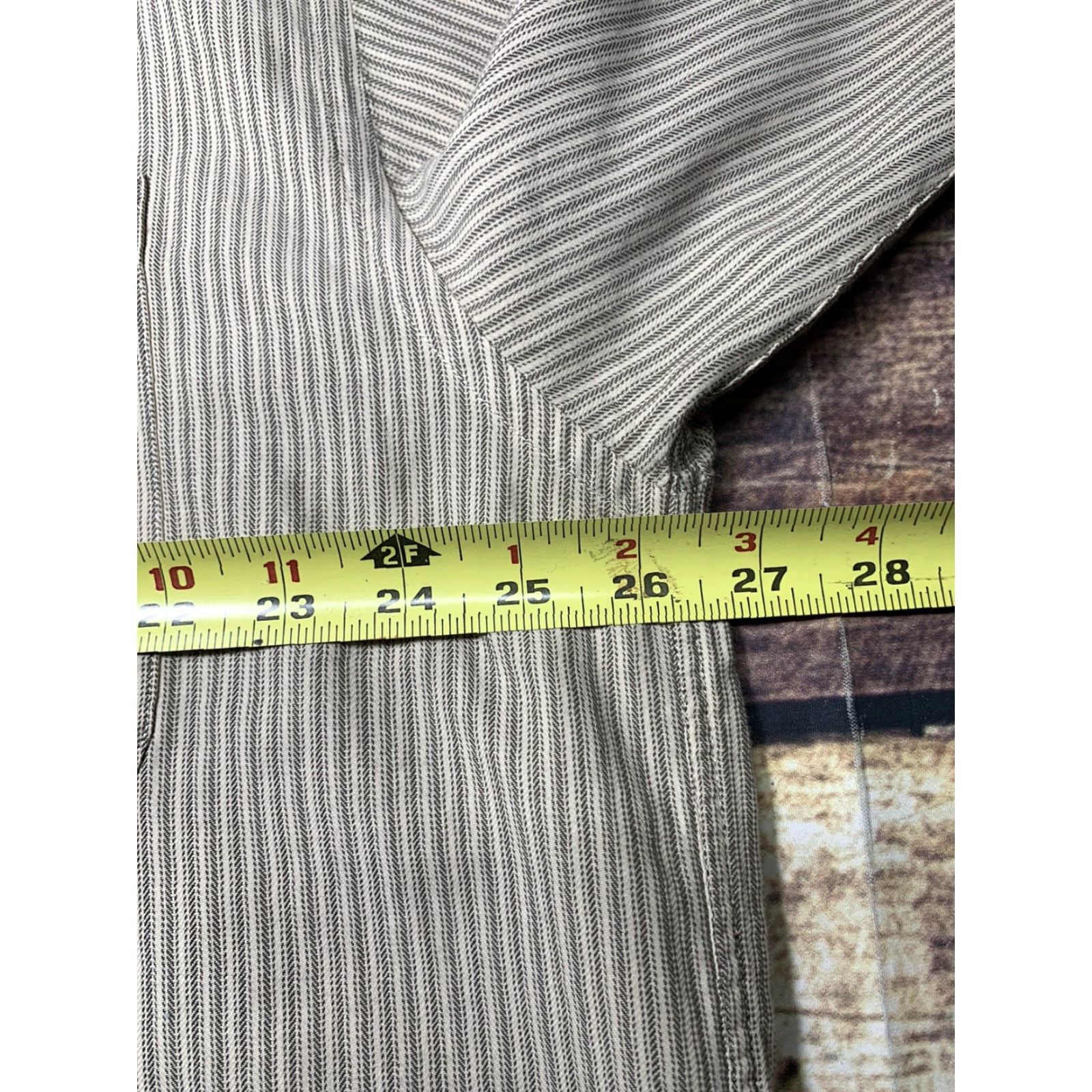 Tommy Hilfiger Tommy Hilfiger Mens Long Sleeve Button-Down Shirt XL Brown White Multicolor Plaid Logo Knit Cotton Regular Collared Business Casual Size US XL / EU 56 / 4 - 3 Thumbnail