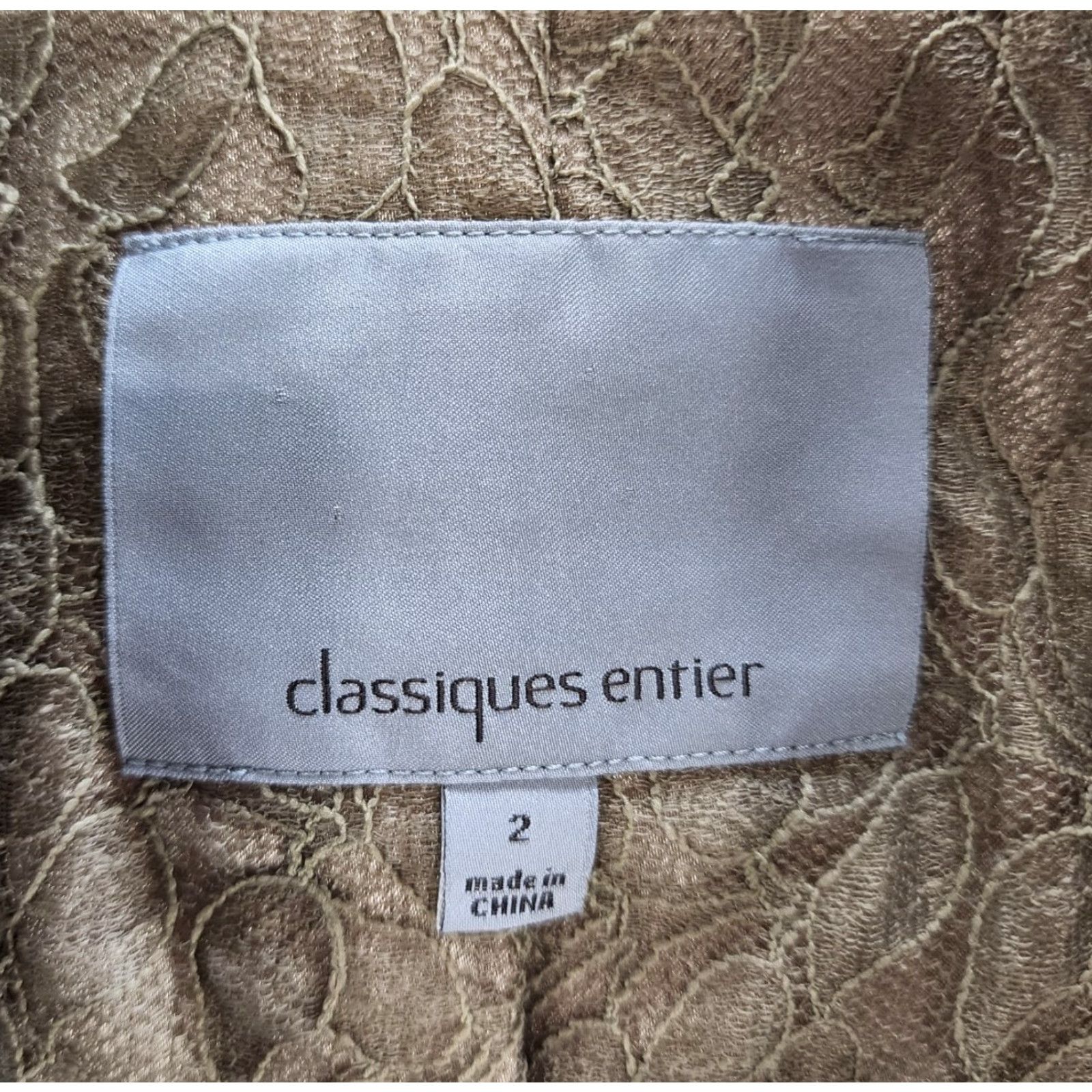 Vintage VINTAGE Classiques Entier Brown Blazer Jacket Sz 2 Women Business Casual Formal Hook Closure Jacket Size XS / US 0-2 / IT 36-38 - 5 Thumbnail
