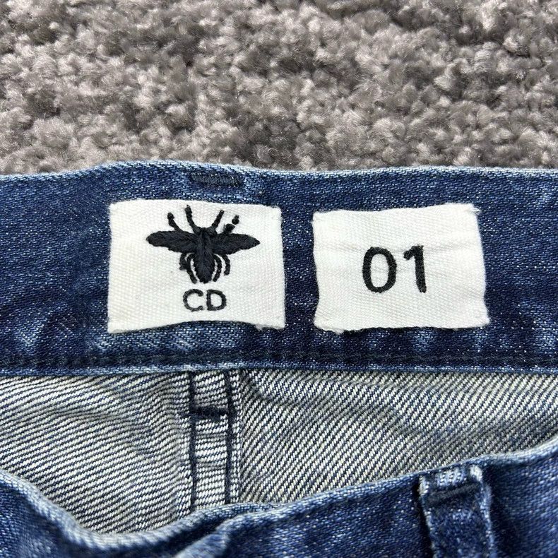 Dior DIOR Blue Bee Denim Pants 2501-Nextarrow Size US 34 / EU 50 - 4 Thumbnail