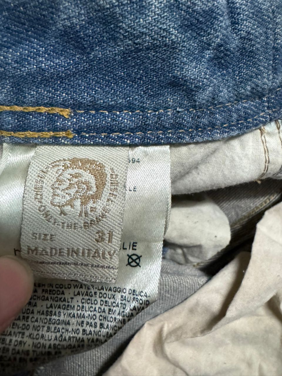 Diesel Diesel Industry Brandom Regular Slim-Carrot Rust Mud-Wash Size US 29 - 16 Thumbnail