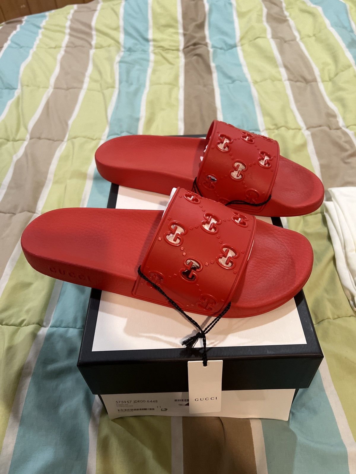 Gucci Gucci slides Size US 11 / EU 44 - 1 Thumbnail