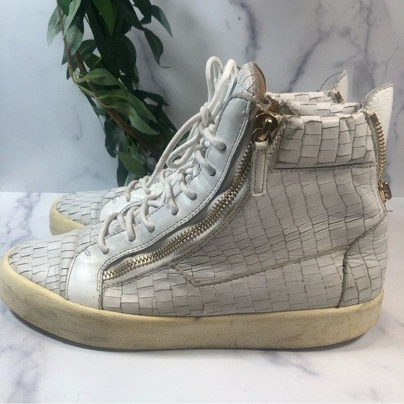 Giuseppe Zanotti Giuseppe Zanotti Sneakers White Gold 11 44