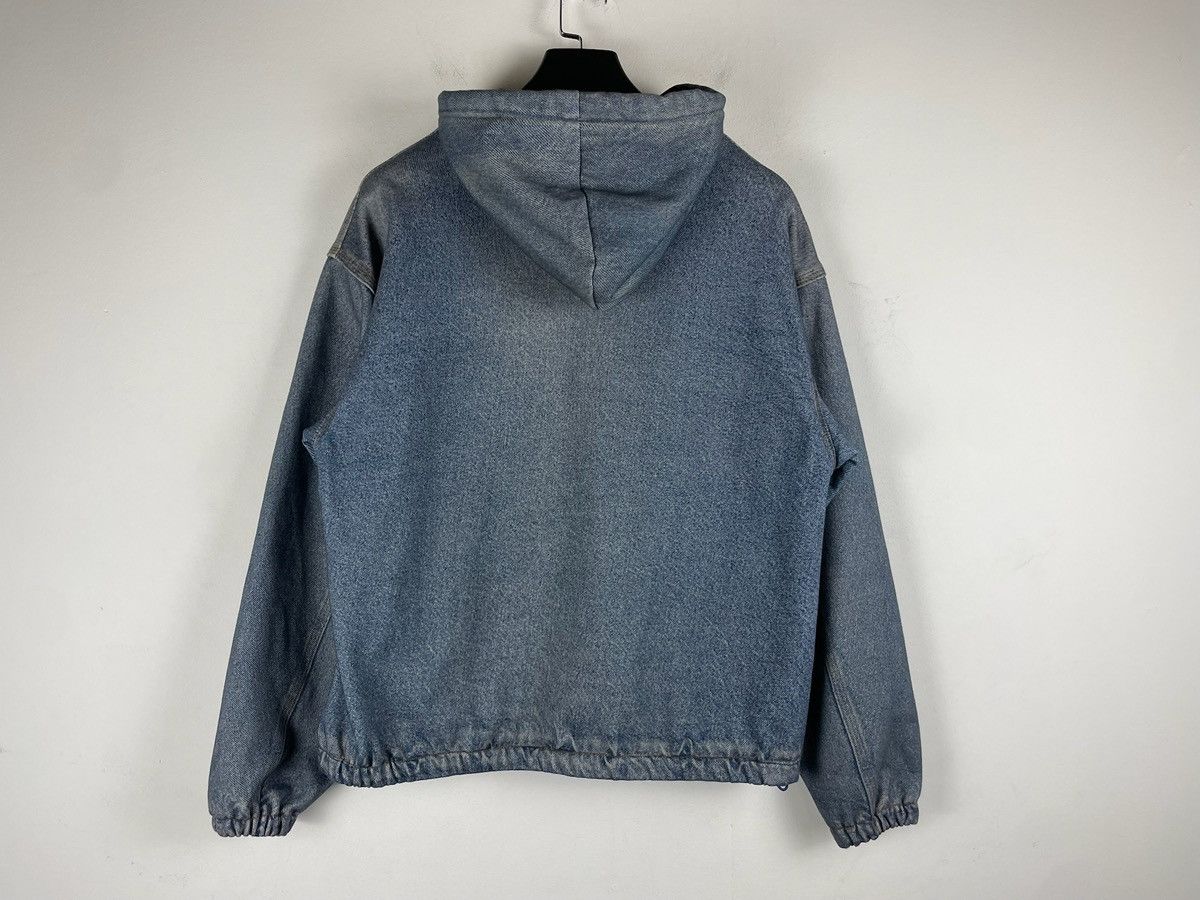 Beams Japan Beams Japan Original Knit Like Denim Hoodie Size US M / EU 48-50 / 2 - 7 Thumbnail