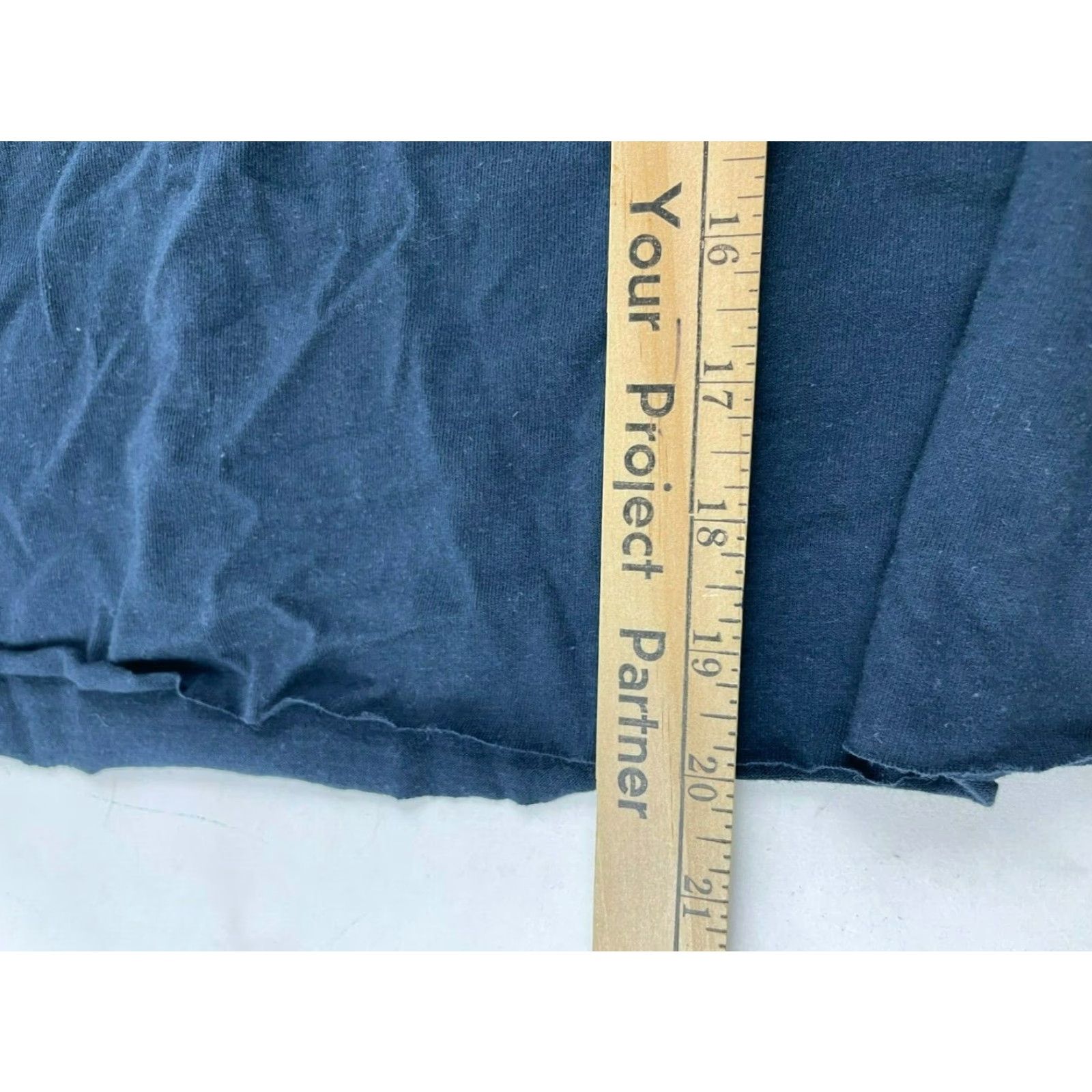 Vintage Cozy Rozy Crop Top Shirt Women's S Navy Blue Dark Sky Cool Nights Shiny Stars Stars Modern Cropped 100% Cotton Breathable Collarless Casual Size S / US 4 / IT 40 - 5 Thumbnail