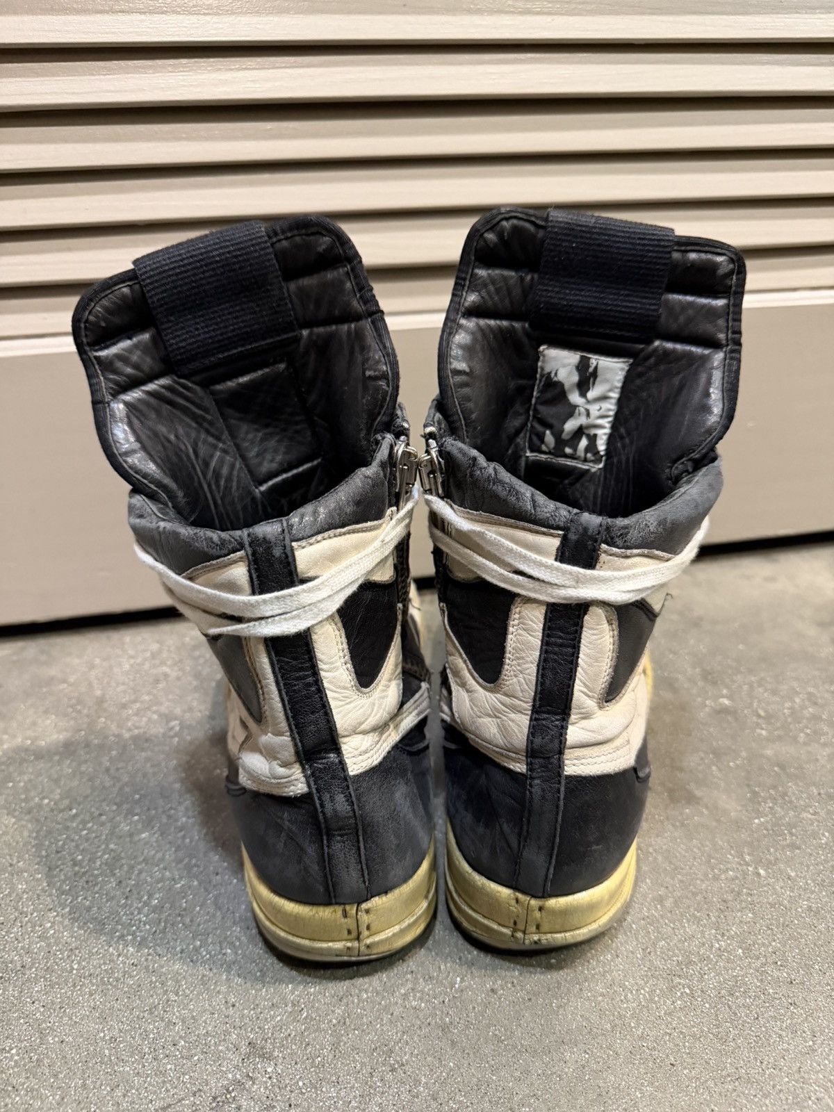 Rick Owens AW06 Oreo Geobasket Dunks Size US 9.5 / EU 42-43 - 4 Thumbnail