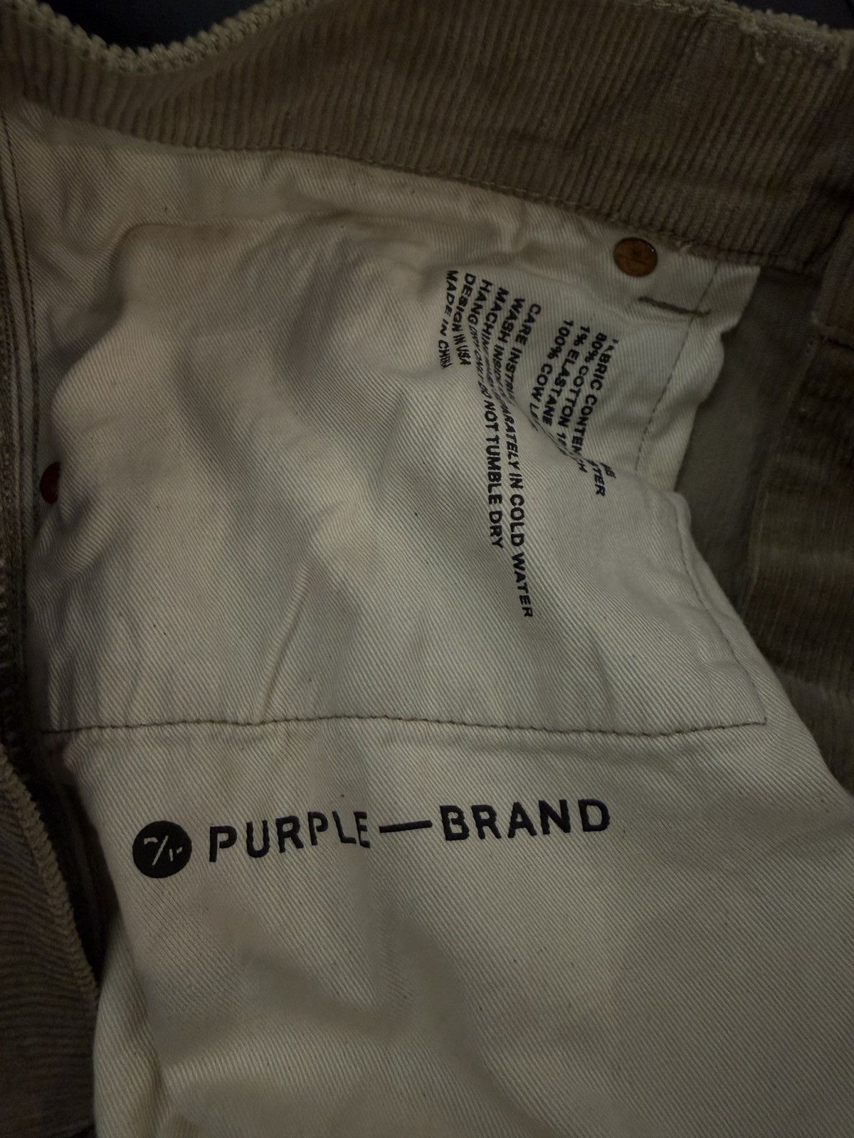Purple Brand Size 32 - Purple Brand Bandana Print Corduroy Jeans Size US 32 / EU 48 - 10 Thumbnail
