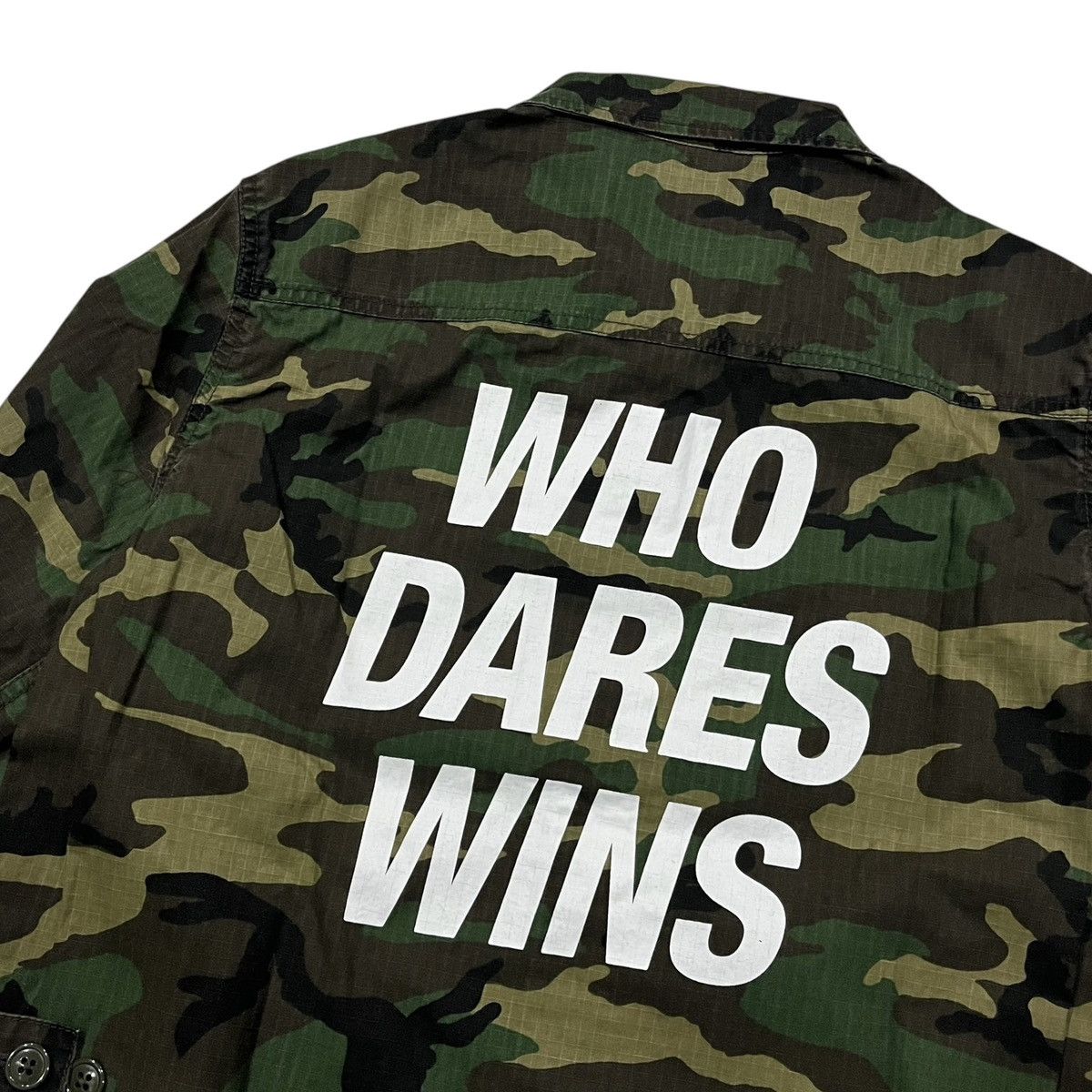 Neighborhood Neighborhood Who Dares Wins Woodland Camo BDU LS Shirt Size US M / EU 48-50 / 2 - 7 Thumbnail