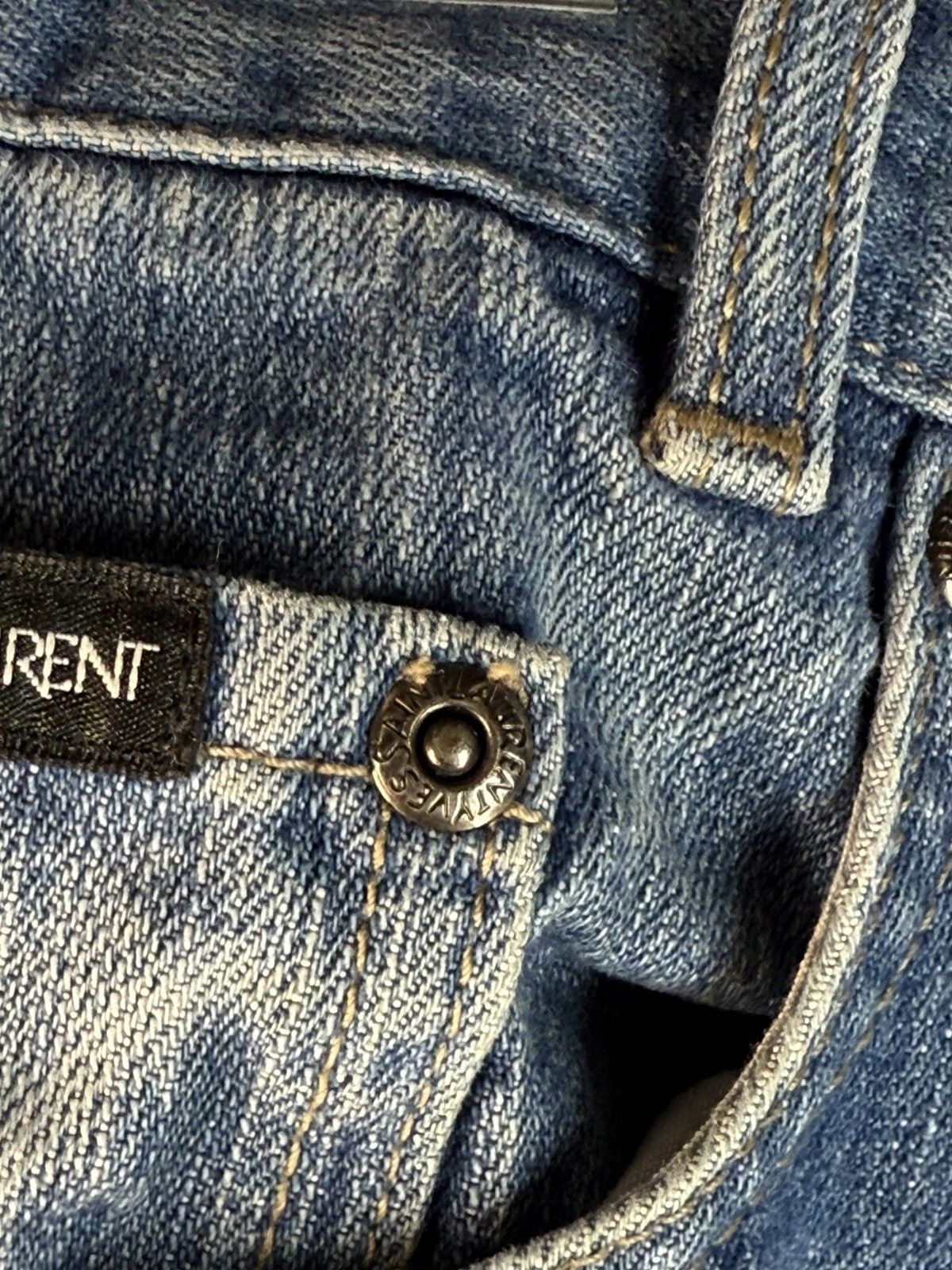 Yves Saint Laurent Denim YSL Shorts Jeans Blue YSL Jeans Shorts Size US 36 / EU 52 - 11 Thumbnail