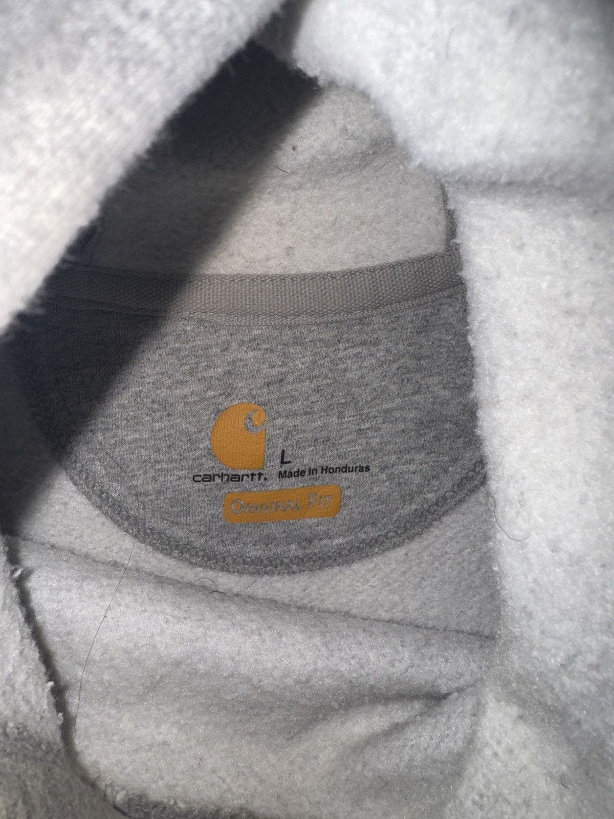 Carhartt Light Gray Hoodie Carhartt Size US L / EU 52-54 / 3 - 3 Thumbnail