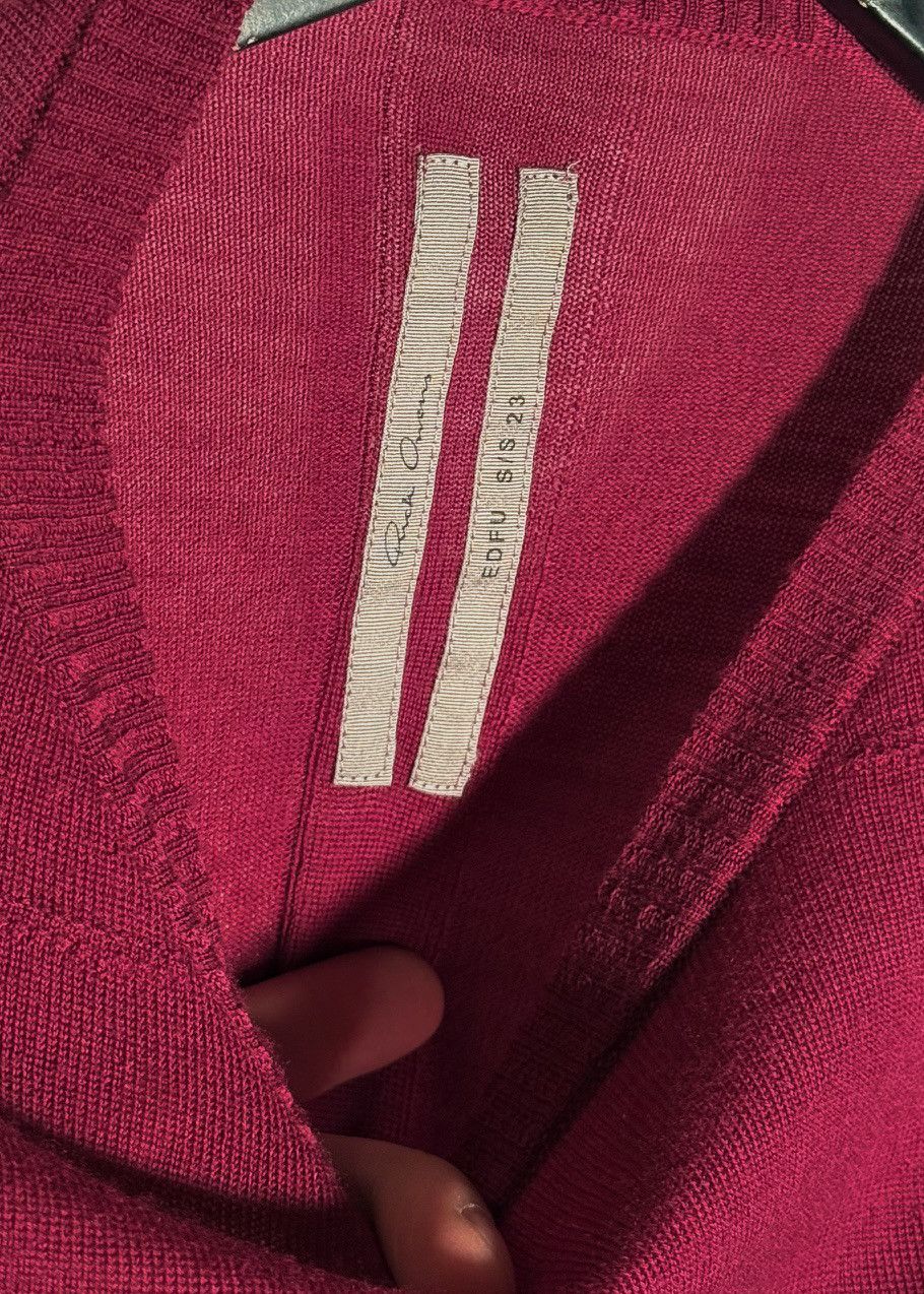 Rick Owens Rick Owens SS23 EDFU Fuchsia Light Wool Sweater Size US XL / EU 56 / 4 - 4 Thumbnail