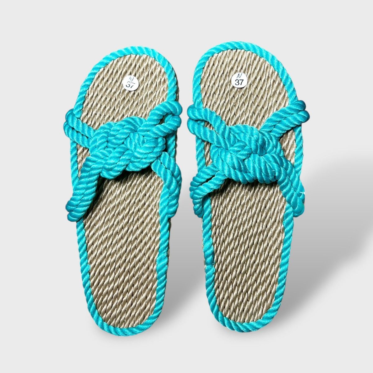 Nomadic State of Mind Nomadic State of Mind Women’s Sailor Knot Rope Sandals 37, 7 Size US 7 / IT 37 - 5 Thumbnail