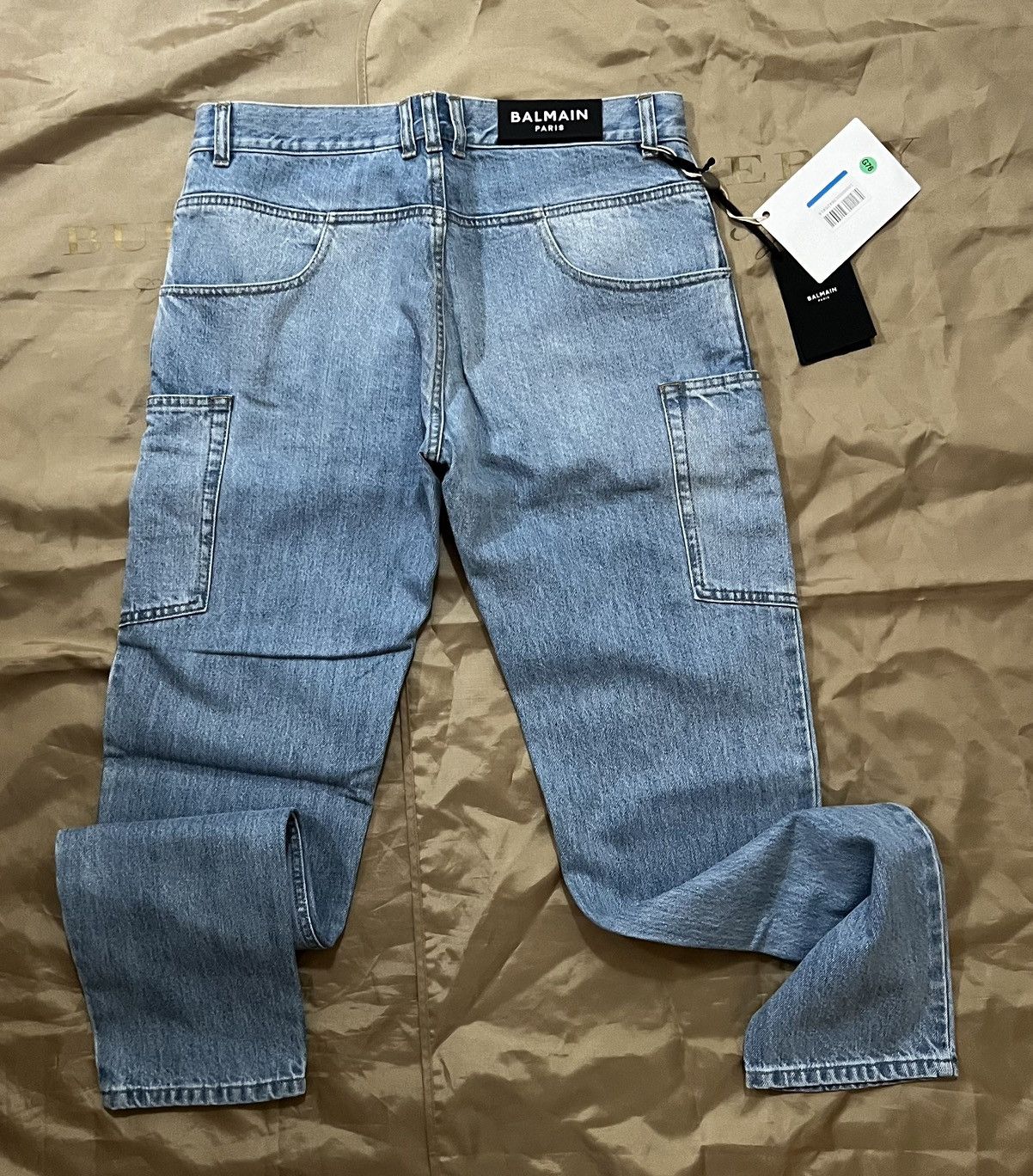 Balmain BALMAIN Tapered denim jeans size 32 $2500 Size US 32 / EU 48 - 8 Thumbnail