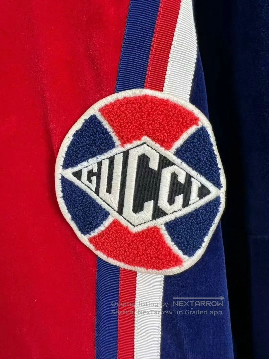 Gucci gucci red blue embroidered jacket XL size. Size US XL / EU 56 / 4 - 3 Thumbnail