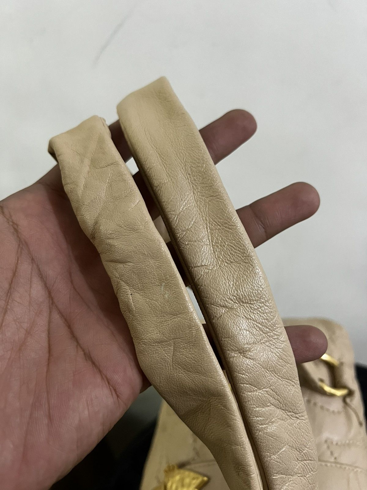 Issey Miyake × Tsumori Chisato TSUMORI CHISATO BY ISSEY MIYAKE CALFSKIN LEATHER QUILTED BAG Size ONE SIZE - 7 Thumbnail