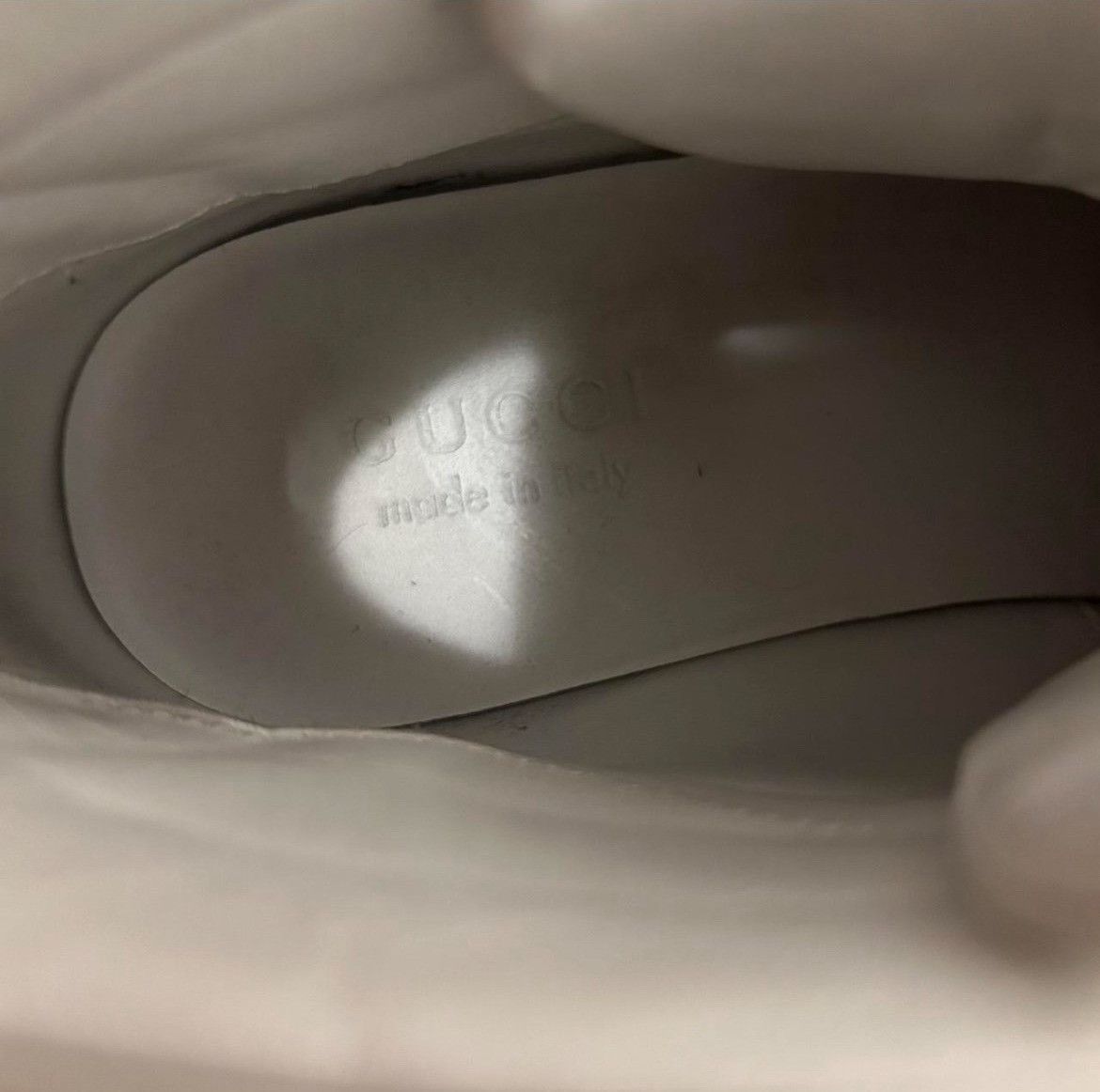 Gucci Gucci Leather Web High ‘white’ Size US 8 / EU 41 - 7 Thumbnail