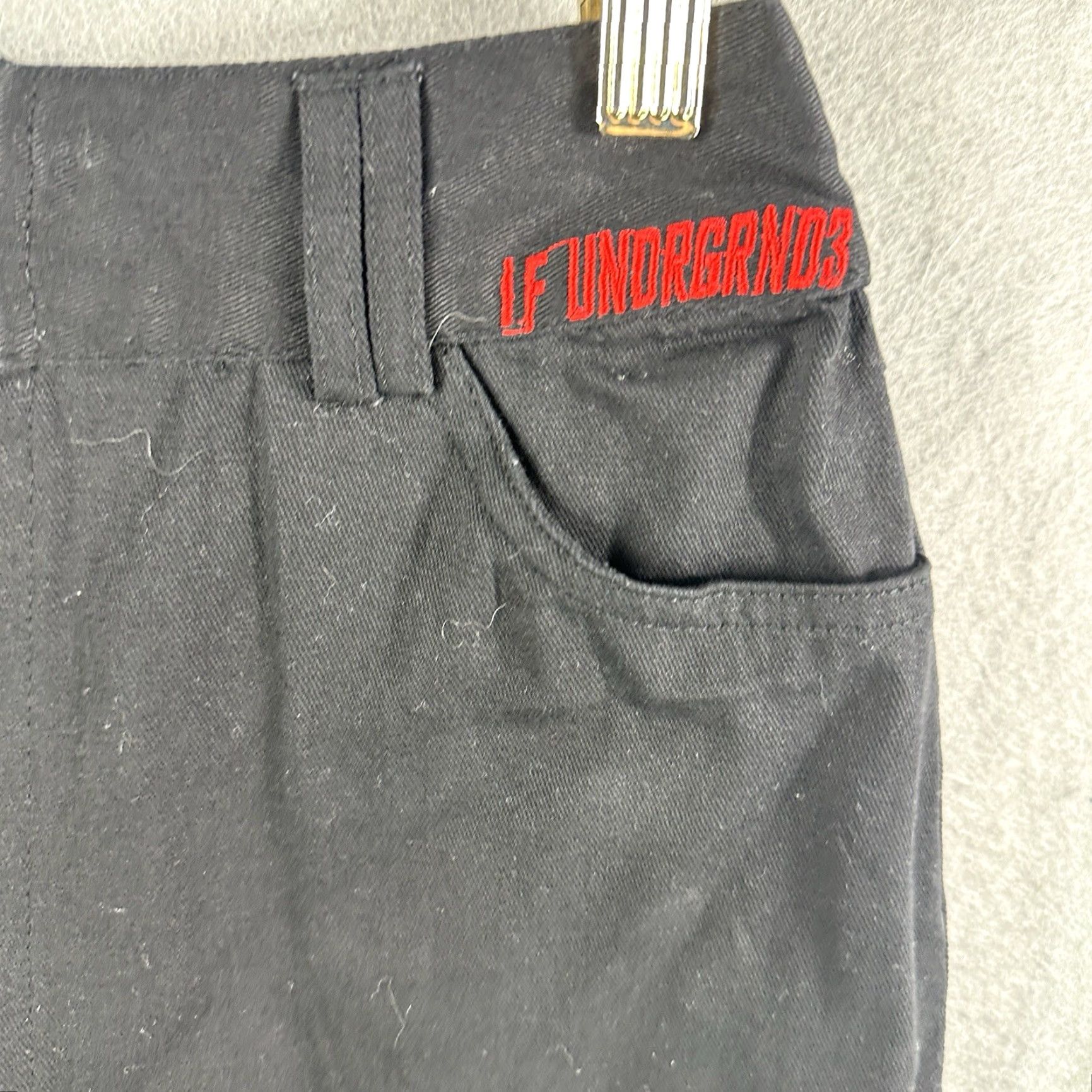 Vintage LF The Brand UndergrounD Skirt Adult Size 4 Black Mini Grunge Dark Academia Y2K Womens Size 27" / US 4 / IT 40 - 6 Thumbnail