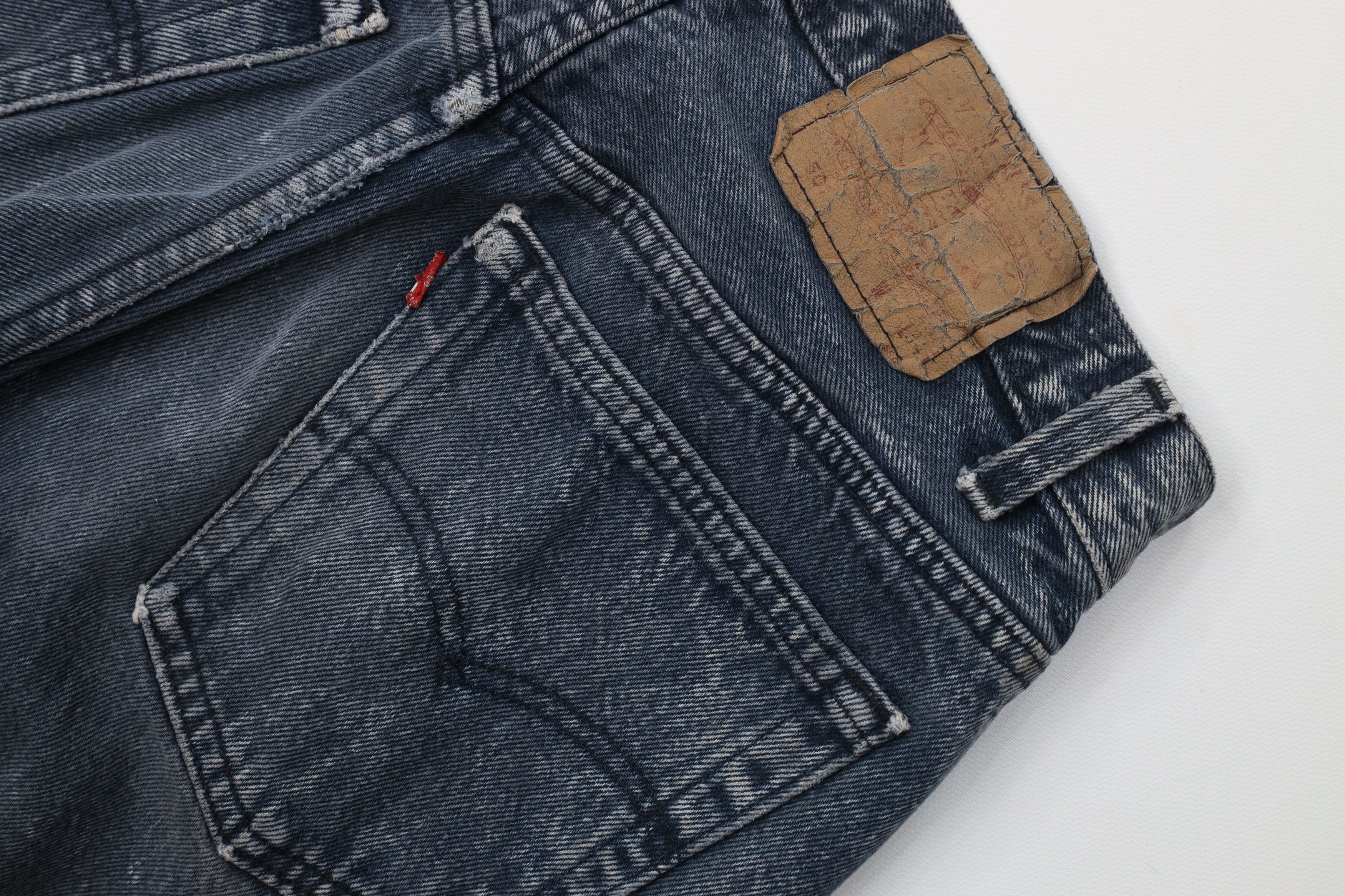 Levi's Vintage 80s Levis 501xx Button Fly Original Jeans Blue USA Size US 32 / EU 48 - 15 Thumbnail